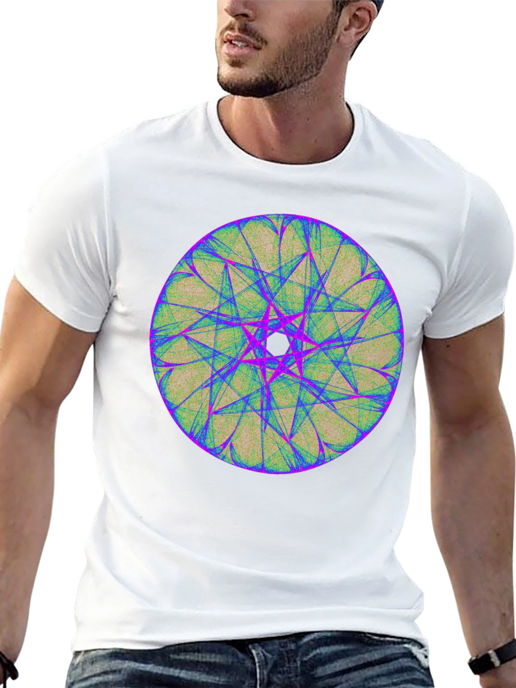 Abstract Mandala Graphic Tee