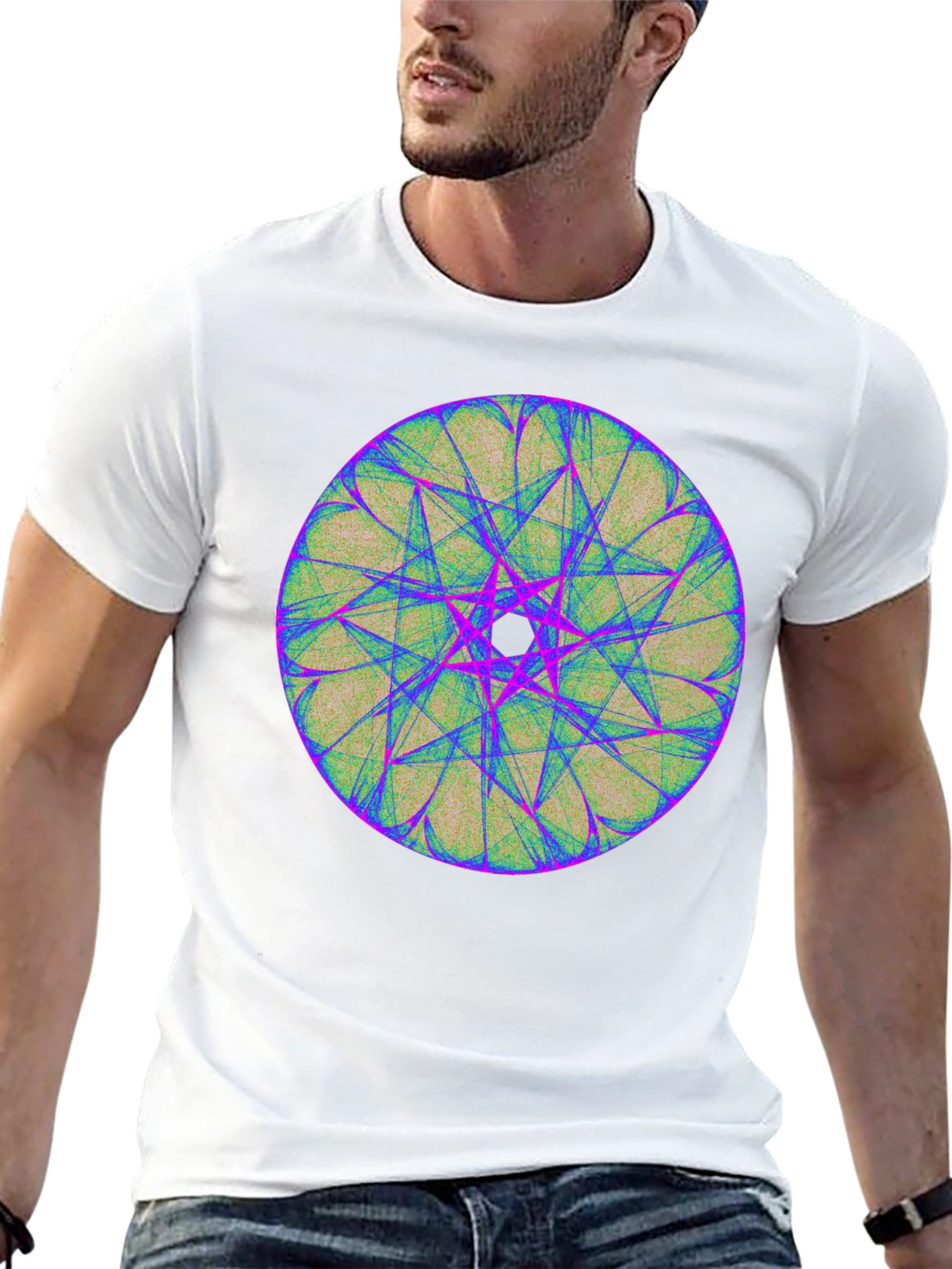 Abstract Mandala Graphic Tee