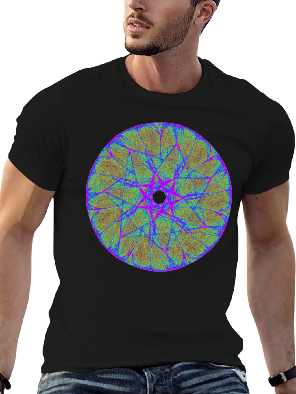 Abstract Mandala Graphic Tee