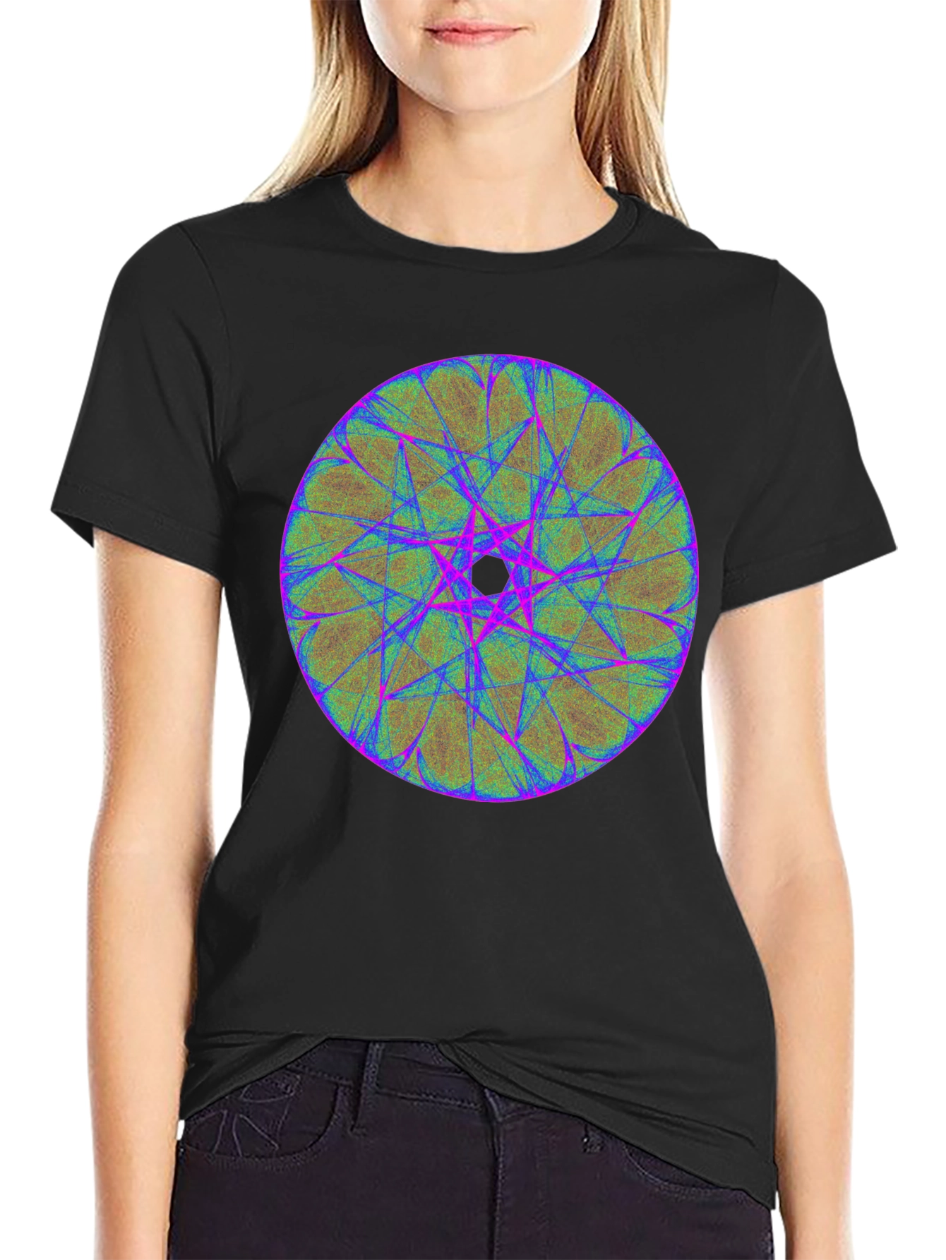 Abstract Mandala Graphic Tee