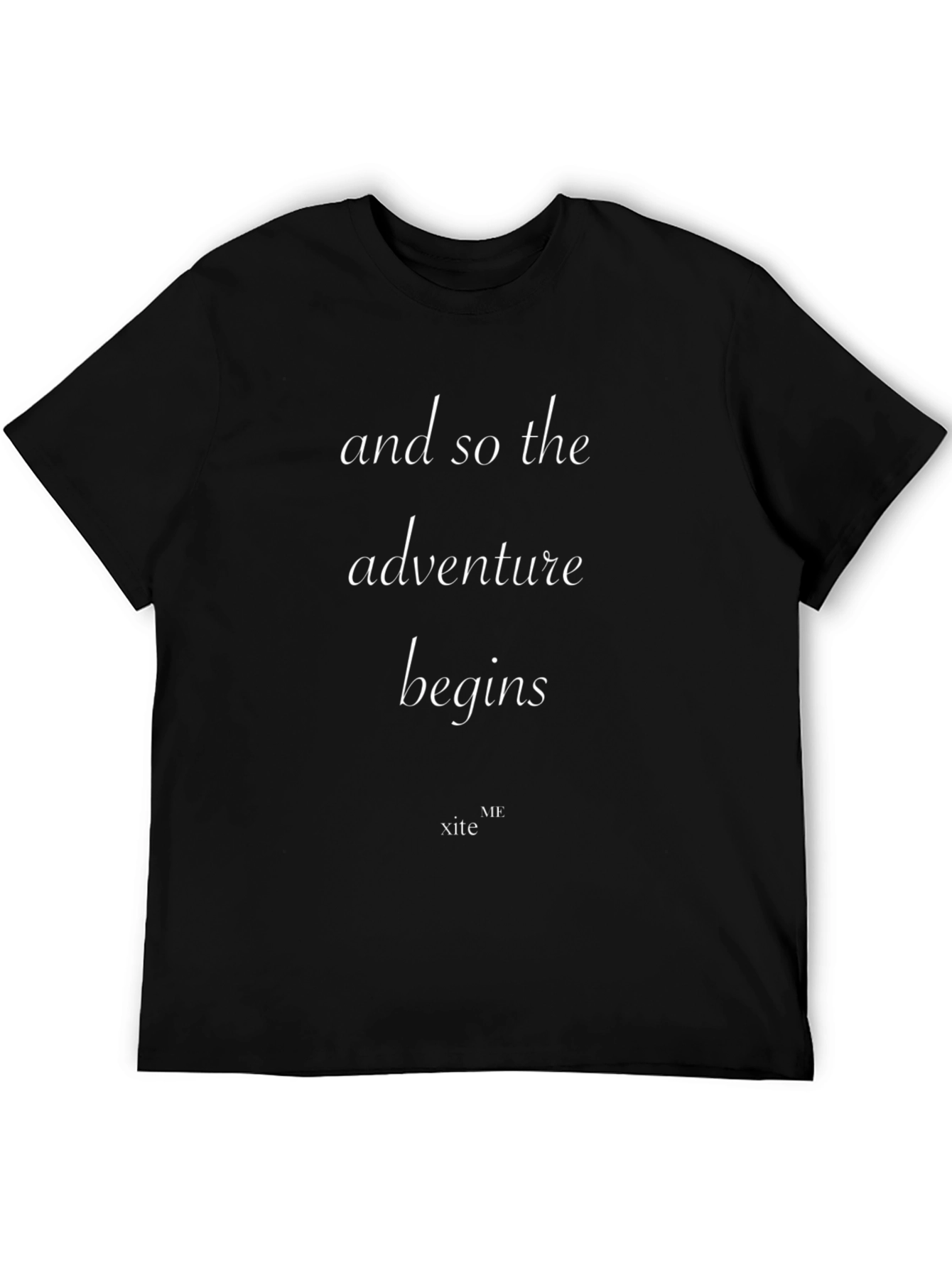 Adventure Begins T-Shirt - Motivational Graphic Tee