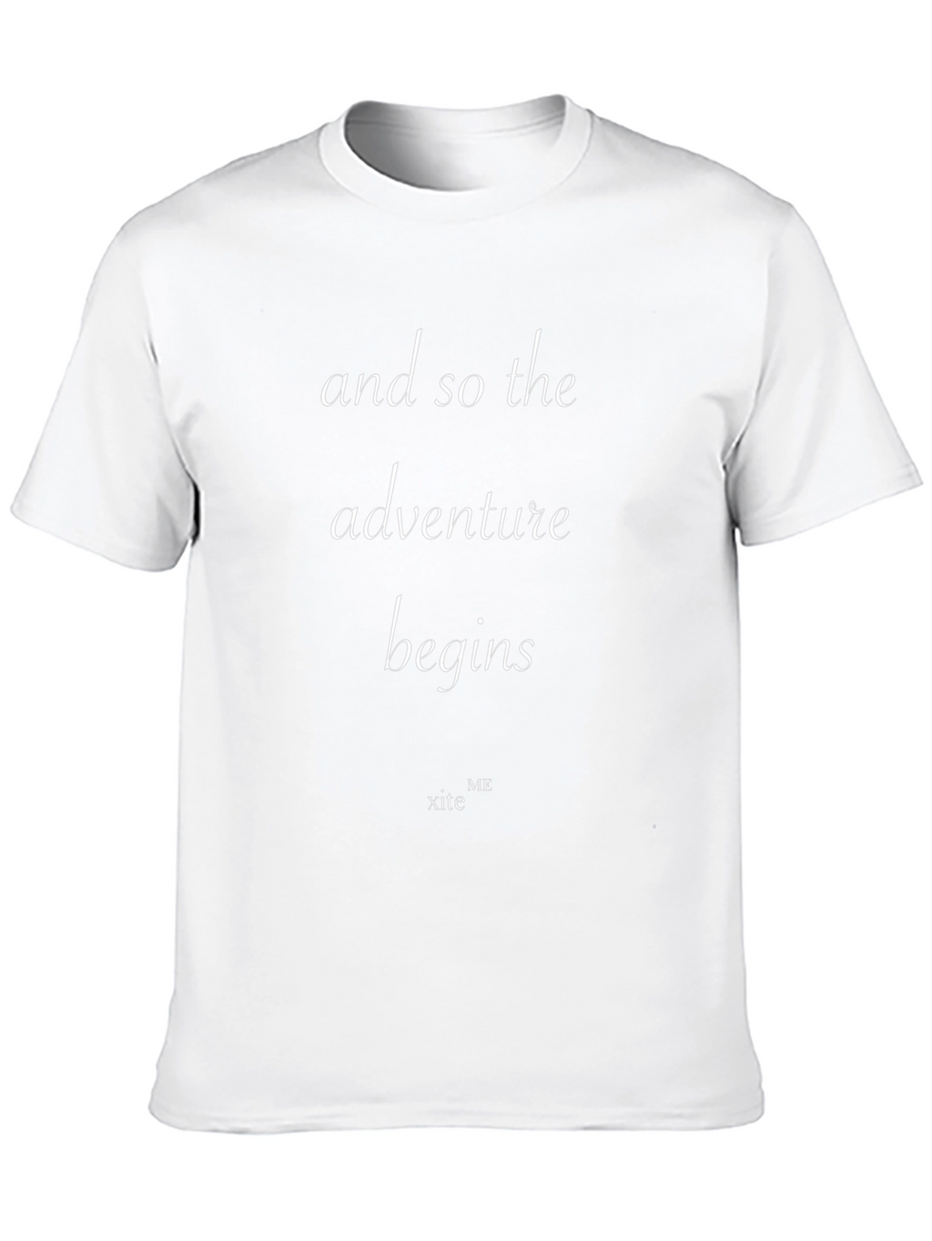 Adventure Begins T-Shirt - Motivational Graphic Tee