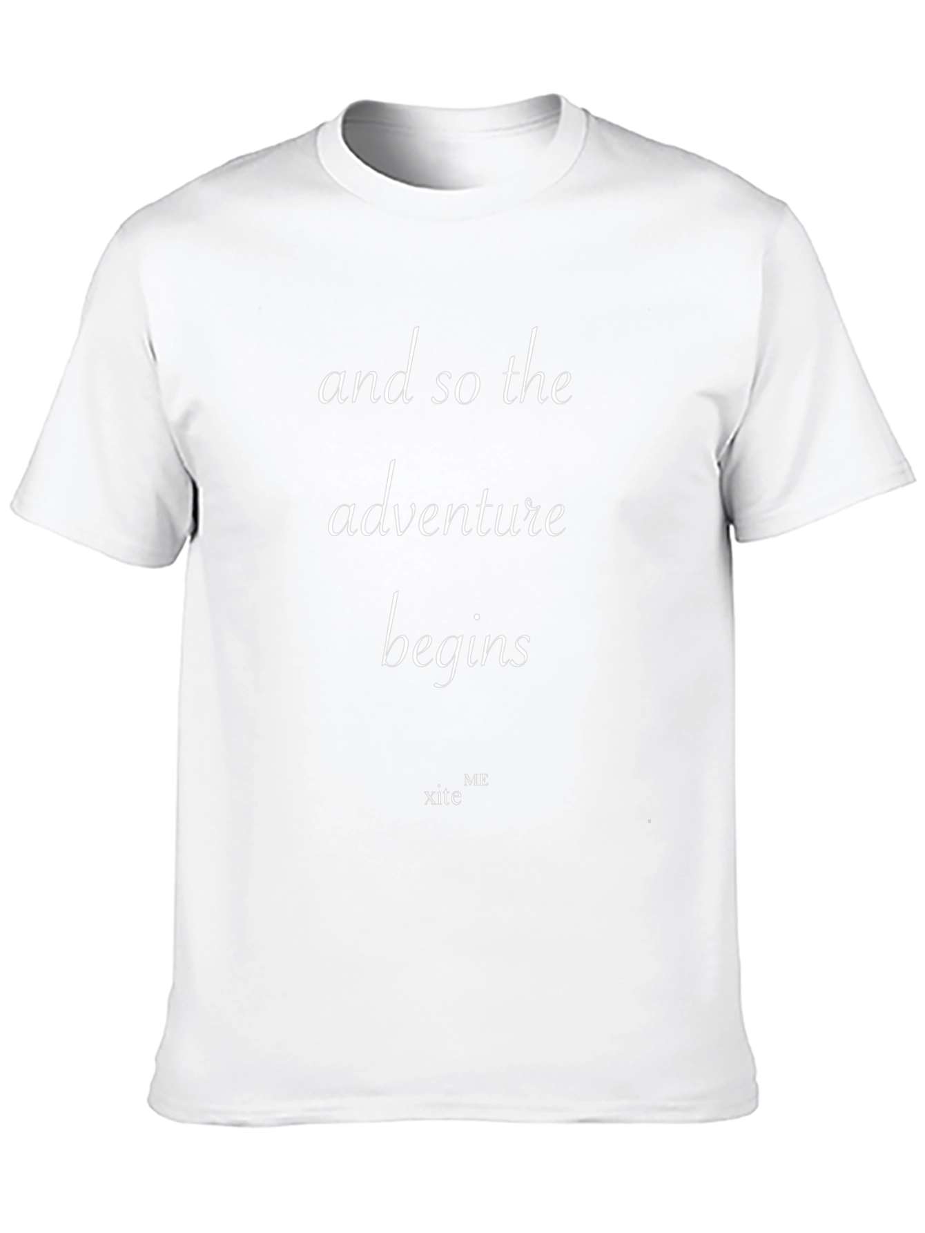 Adventure Begins T-Shirt - Motivational Graphic Tee