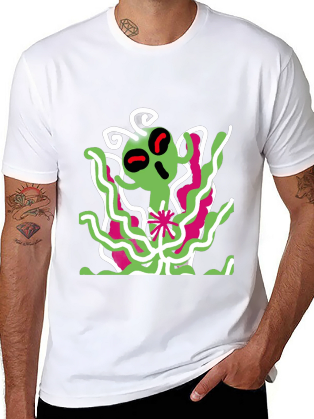 Alien Graphic Print T-Shirt