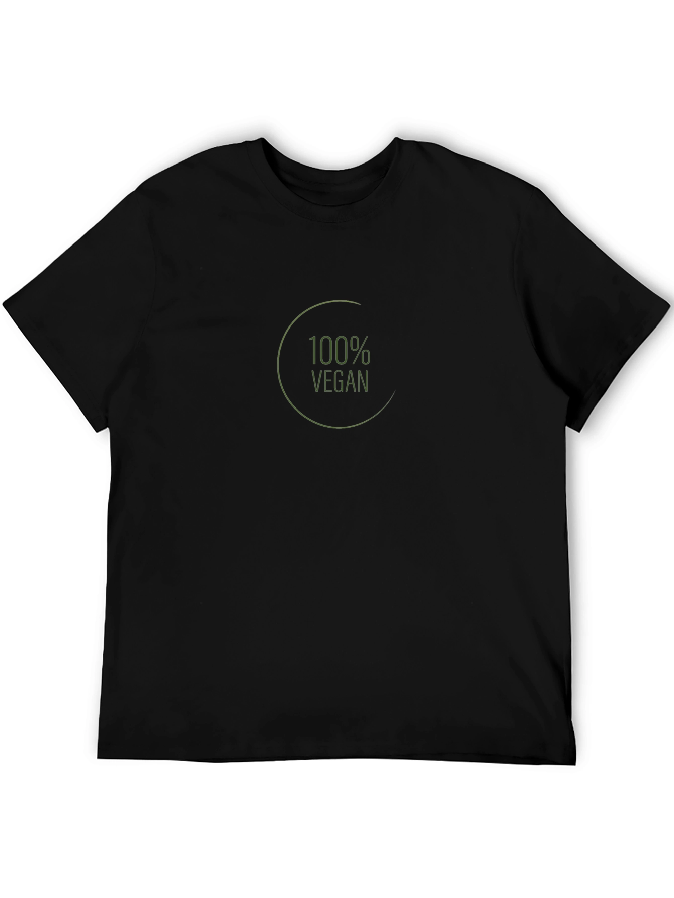 100% Vegan Black T-Shirt