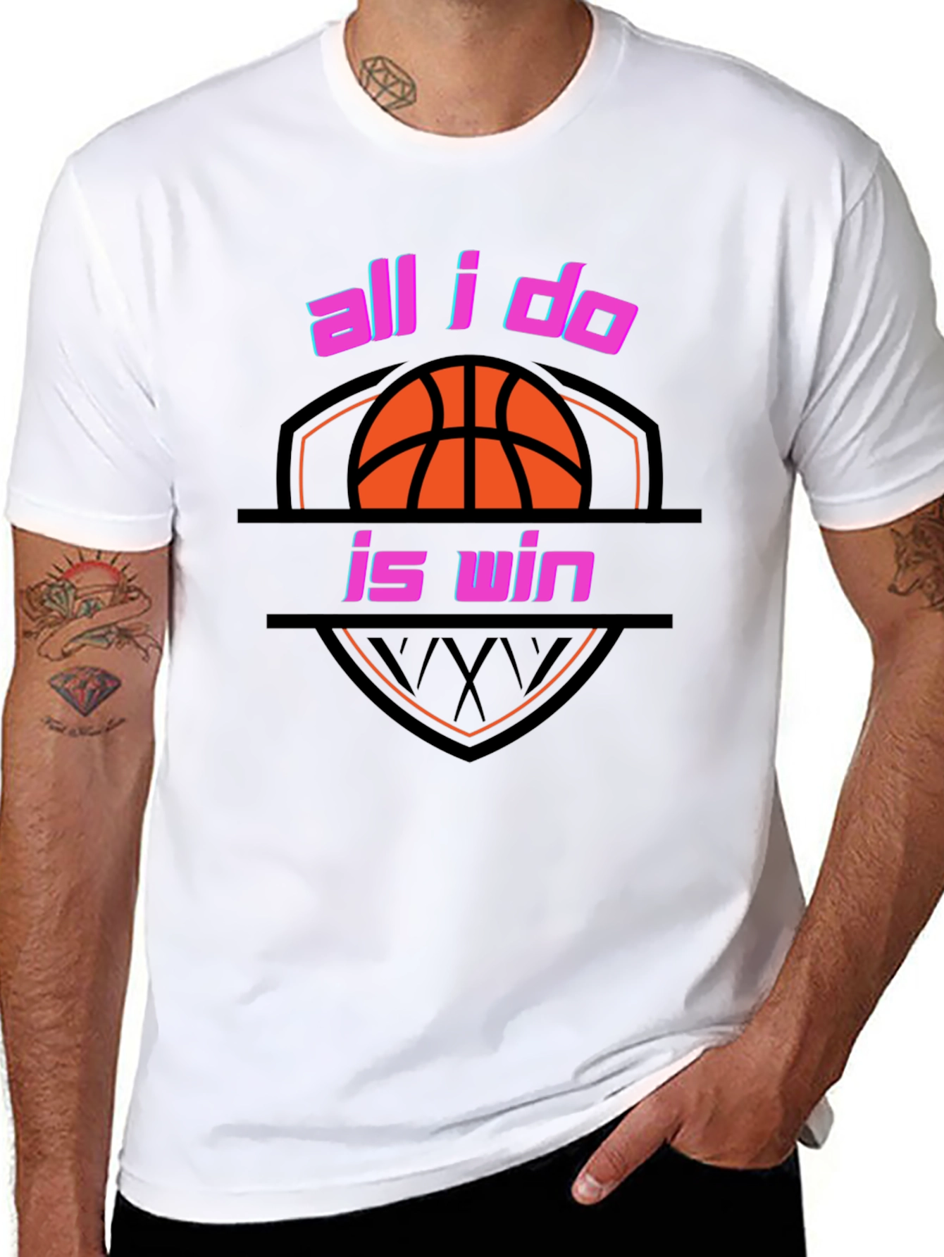 All I Do is Win Basketball T-Shirt