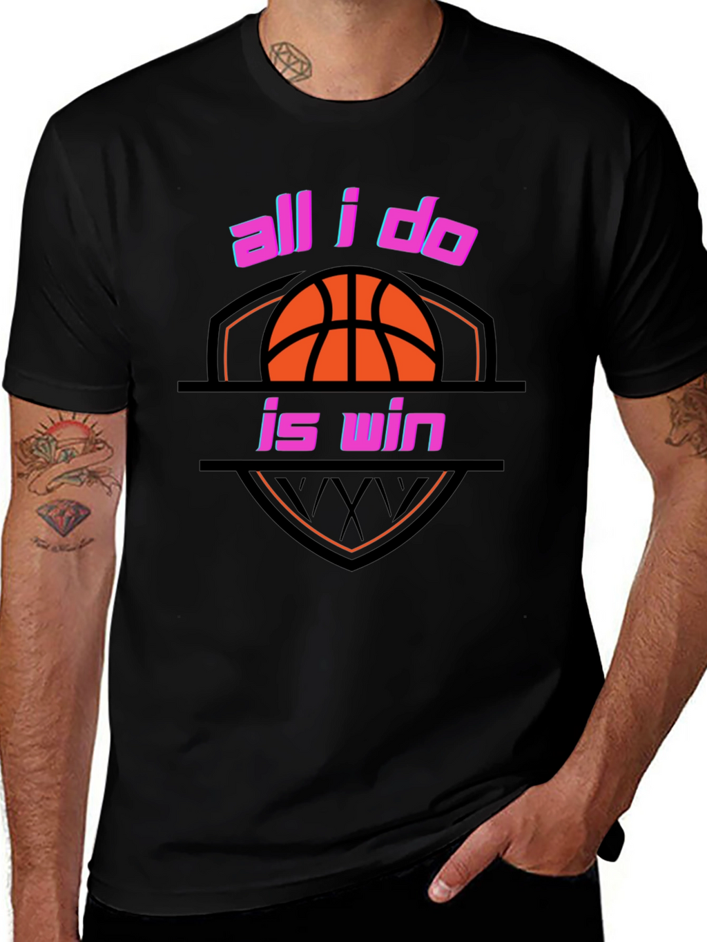 All I Do is Win Basketball T-Shirt