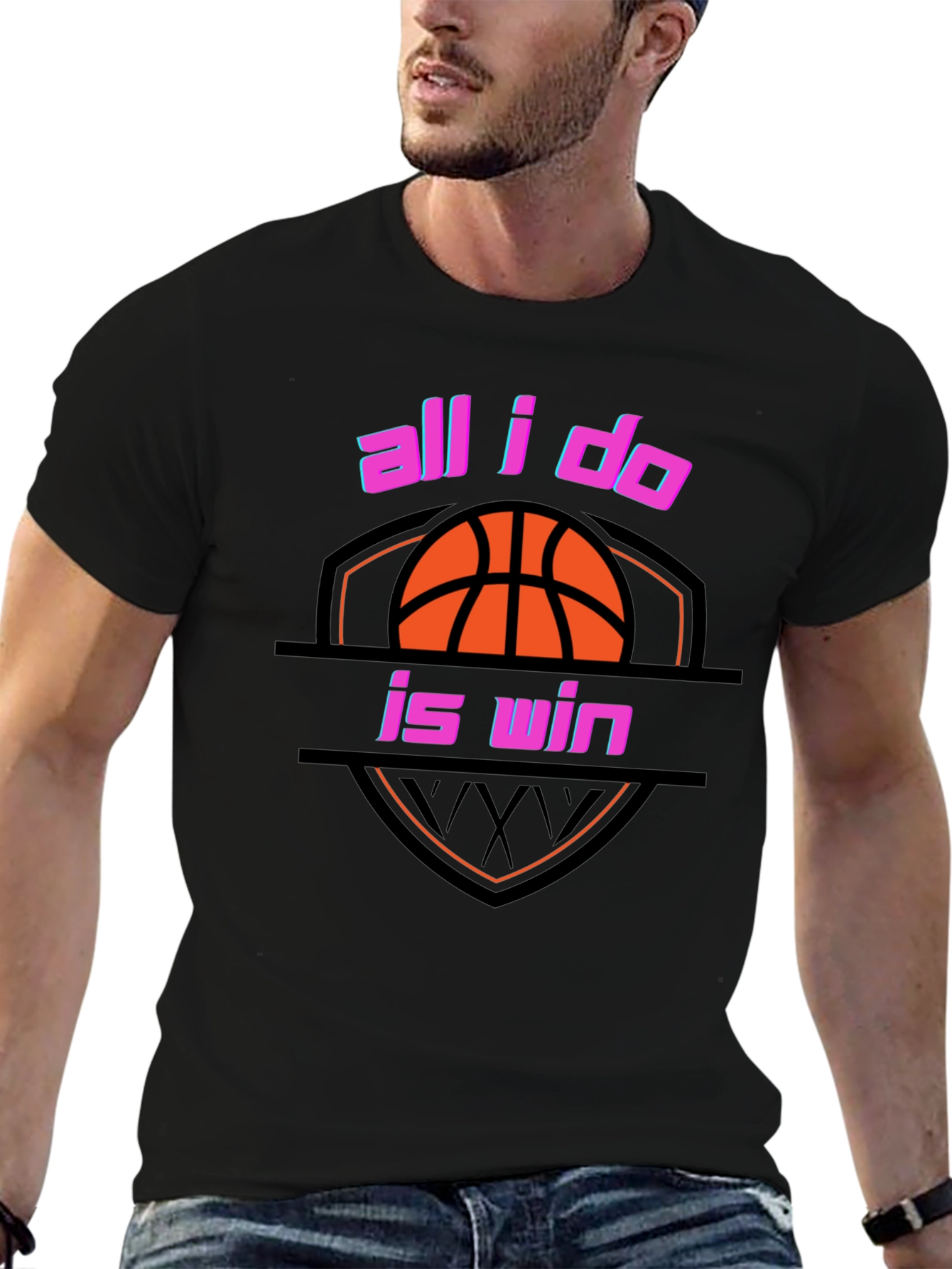 All I Do is Win Basketball T-Shirt