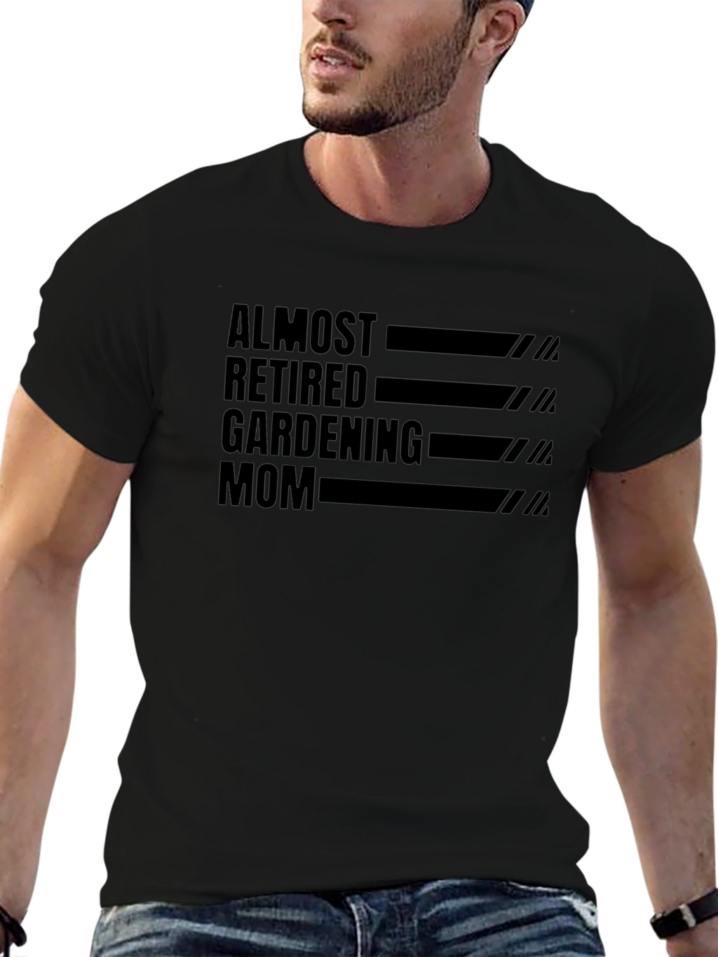 Almost Retired Gardening Mom Graphic Tee