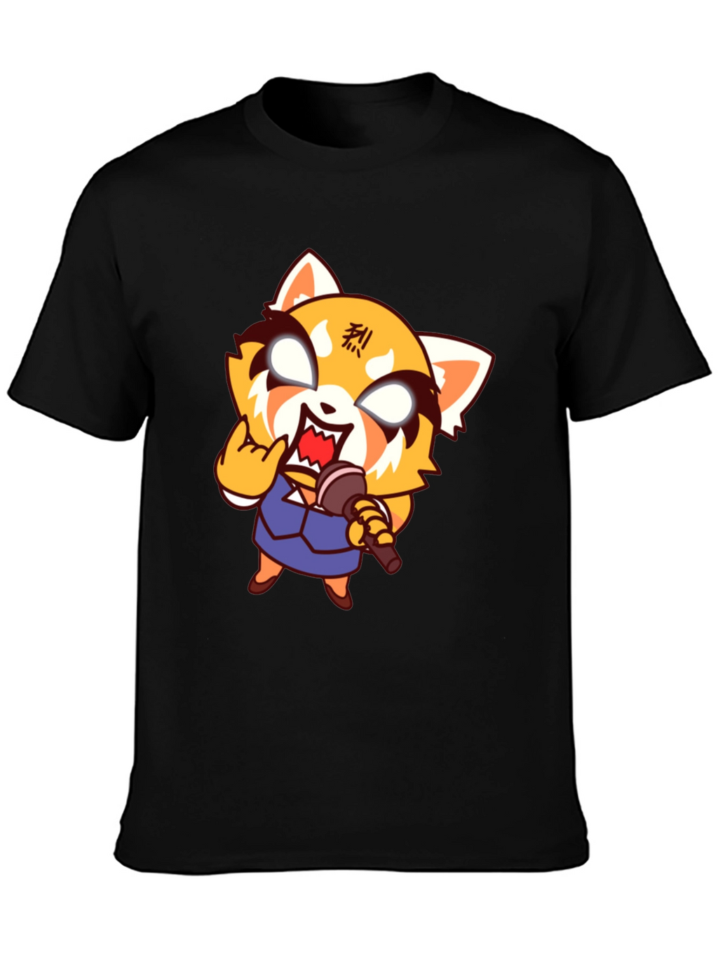 Aggretsuko Heavy Metal T-Shirt - Black