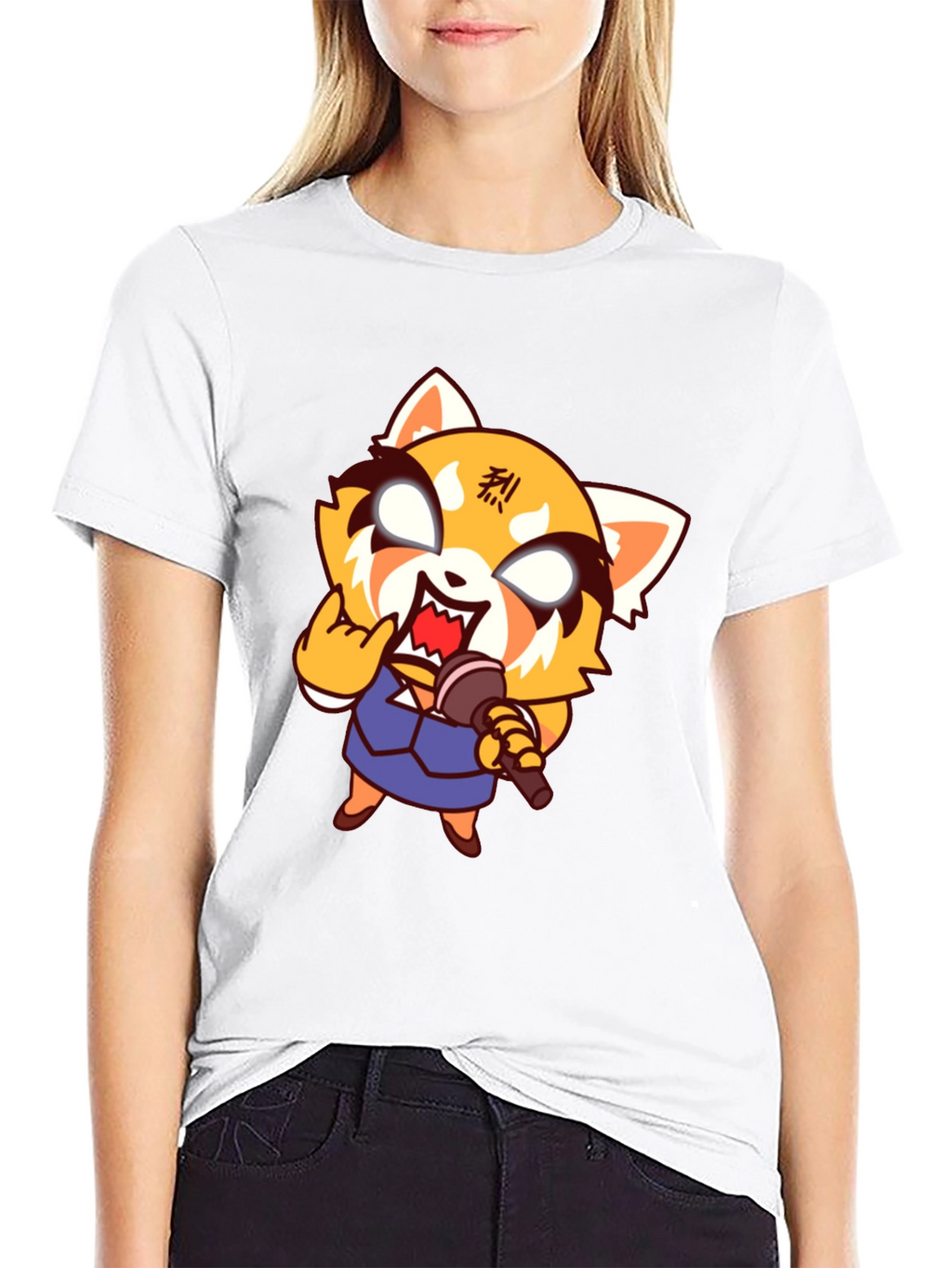 Aggretsuko Heavy Metal T-Shirt - Black