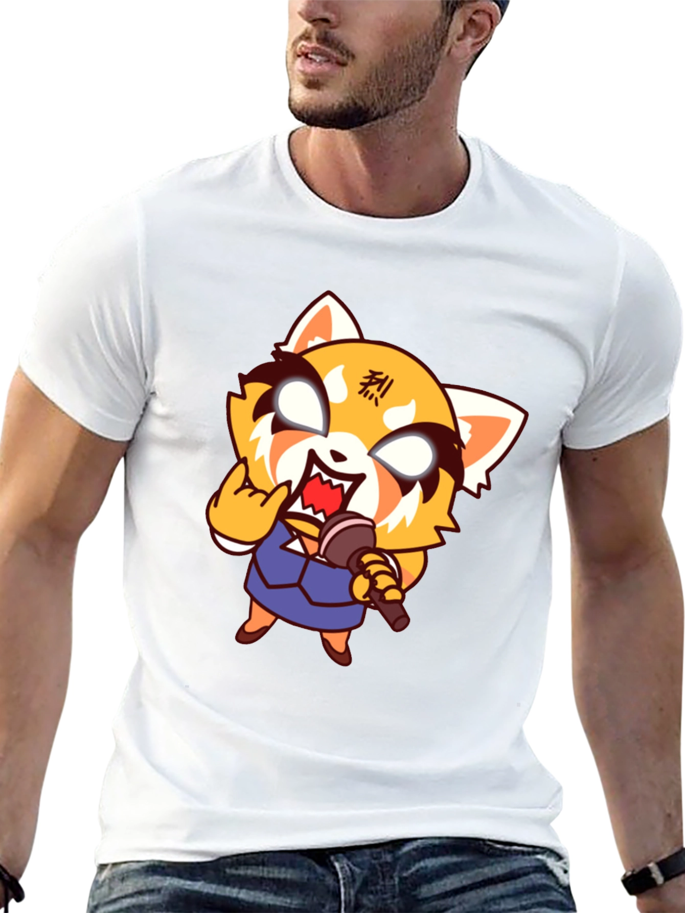 Aggretsuko Heavy Metal T-Shirt - Black