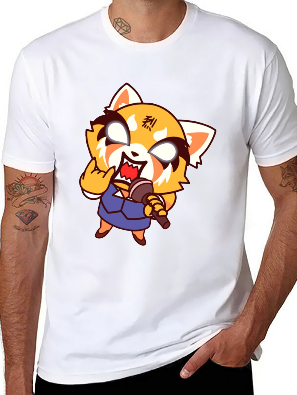 Aggretsuko Heavy Metal T-Shirt - Black