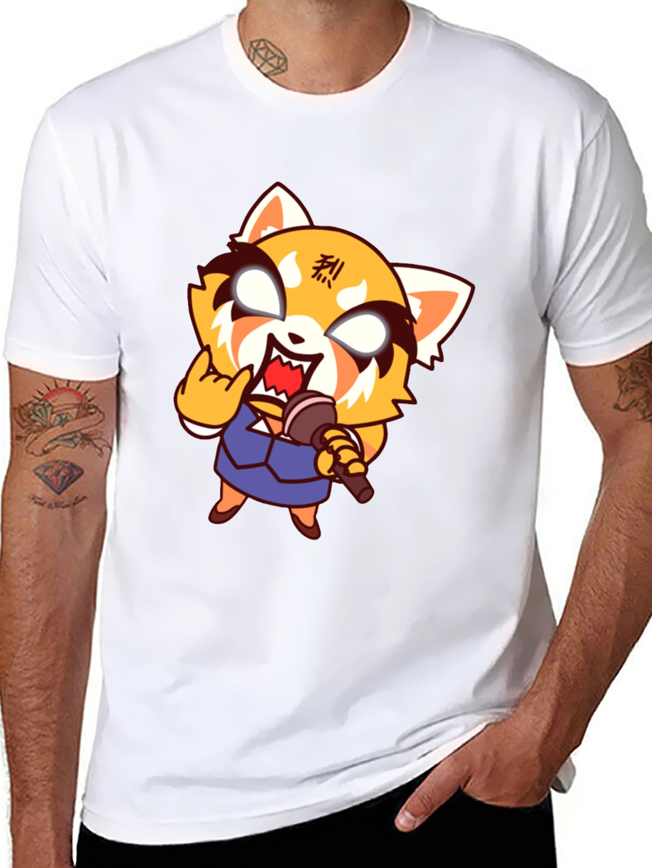 Aggretsuko Heavy Metal T-Shirt - Black