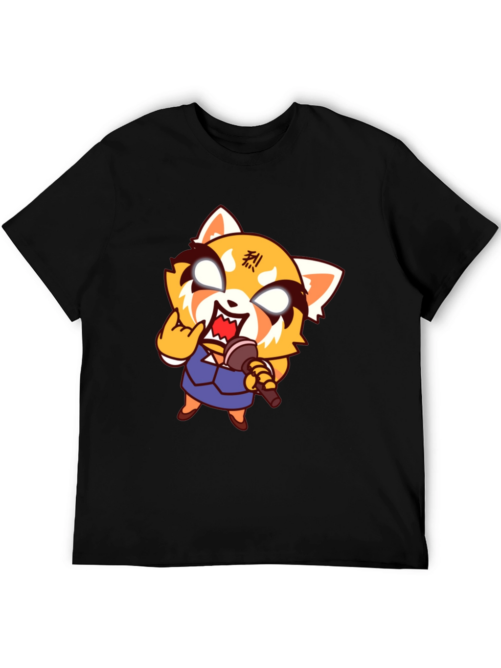 Aggretsuko Heavy Metal T-Shirt - Black