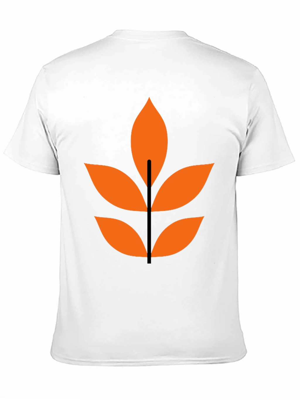 Abstract Leaf Graphic T-Shirt - Modern Design