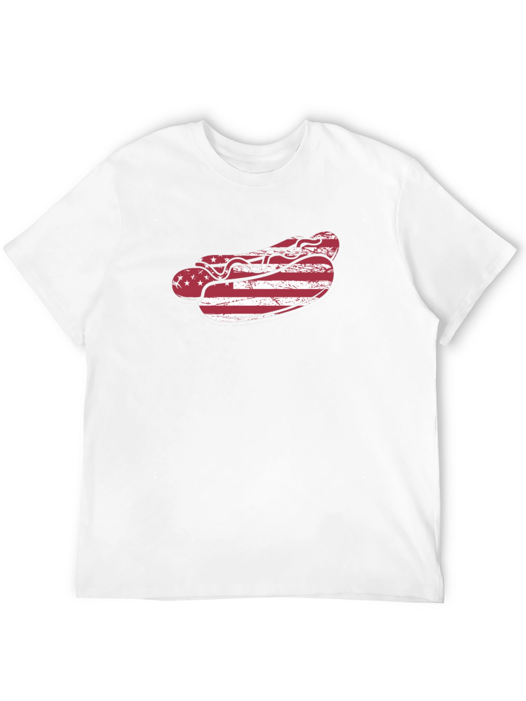 American Flag Hot Dog T-Shirt