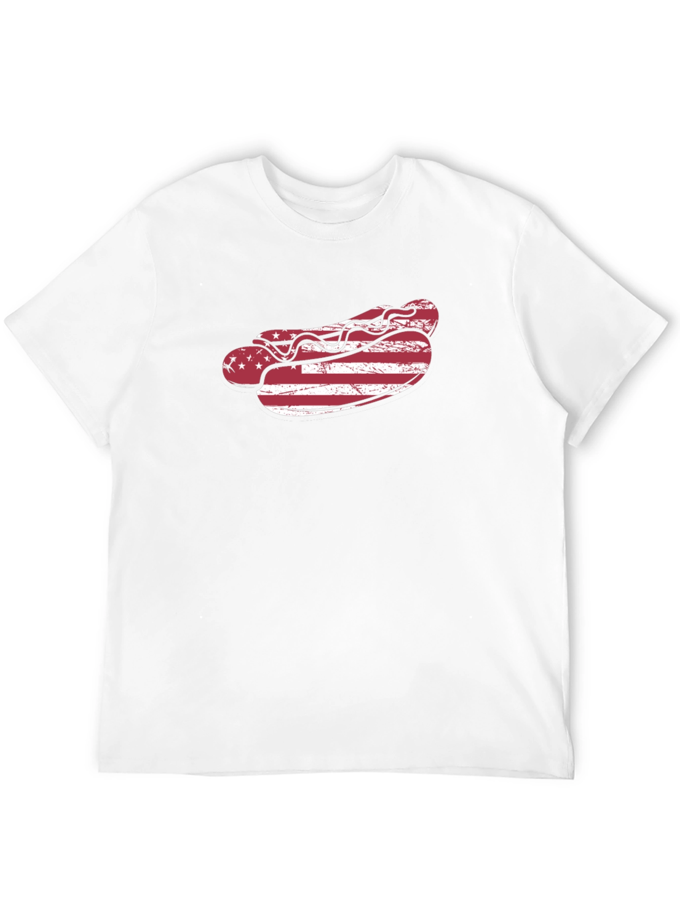 American Flag Hot Dog T-Shirt