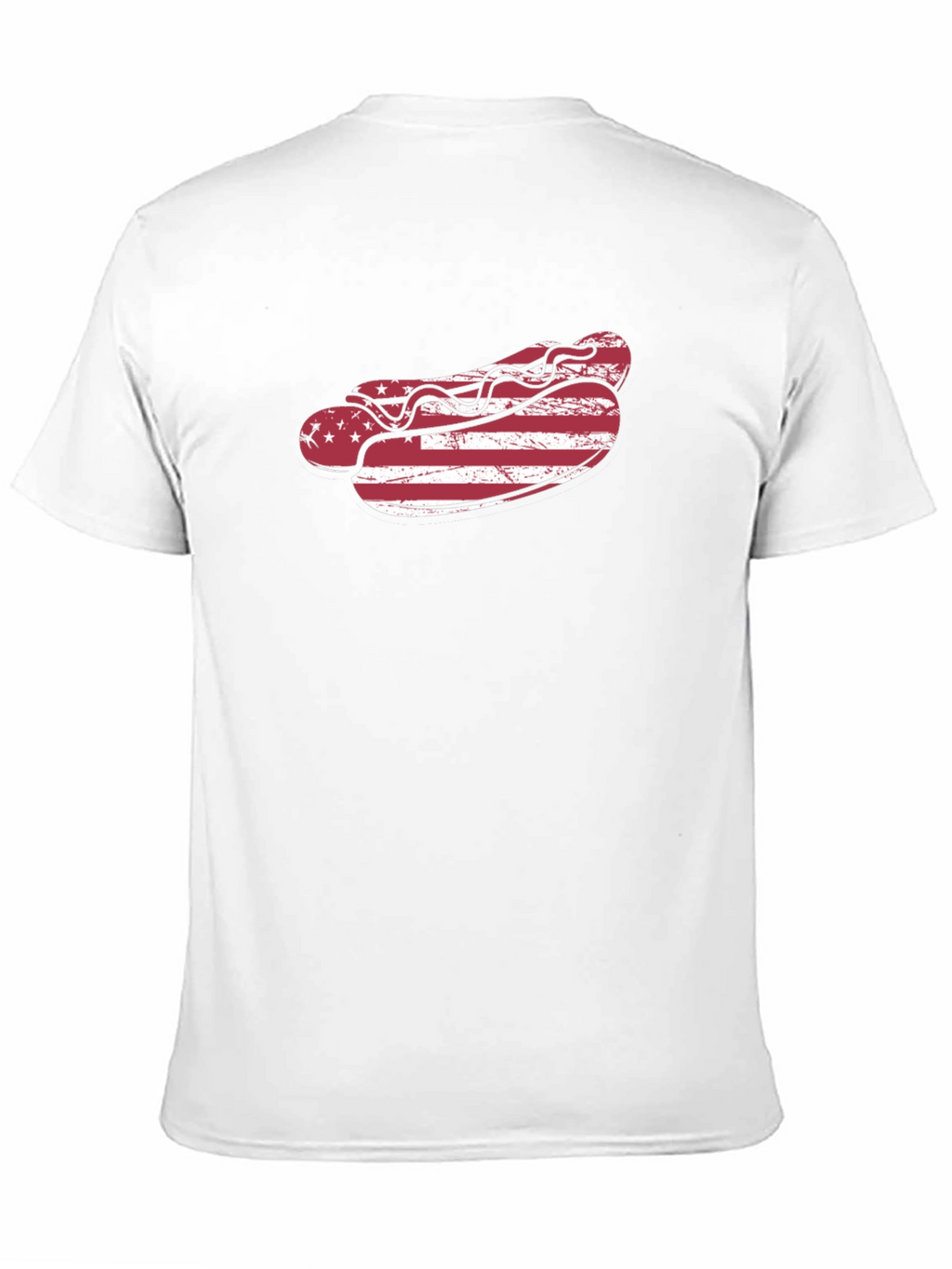 American Flag Hot Dog T-Shirt
