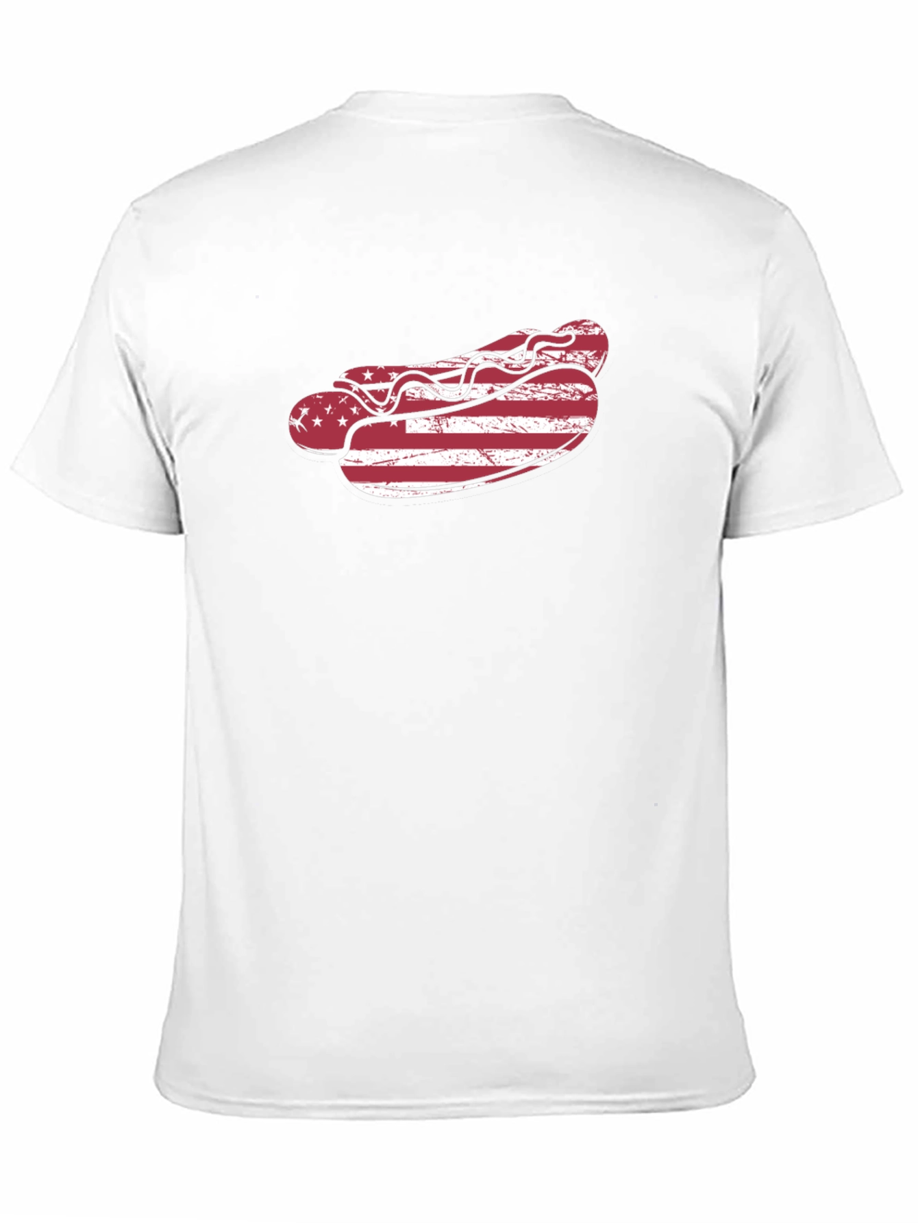 American Flag Hot Dog T-Shirt