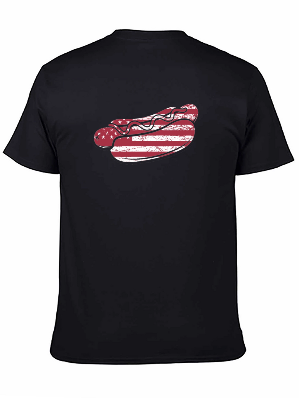 American Flag Hot Dog T-Shirt