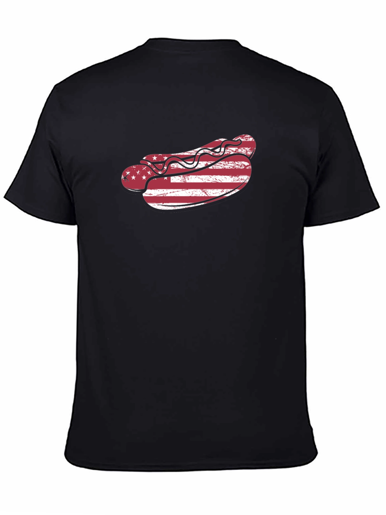 American Flag Hot Dog T-Shirt