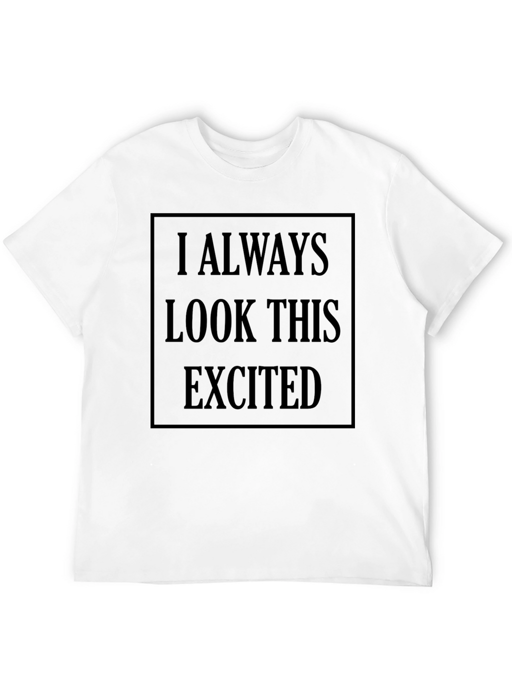 Always Excited Graphic Tee - Black