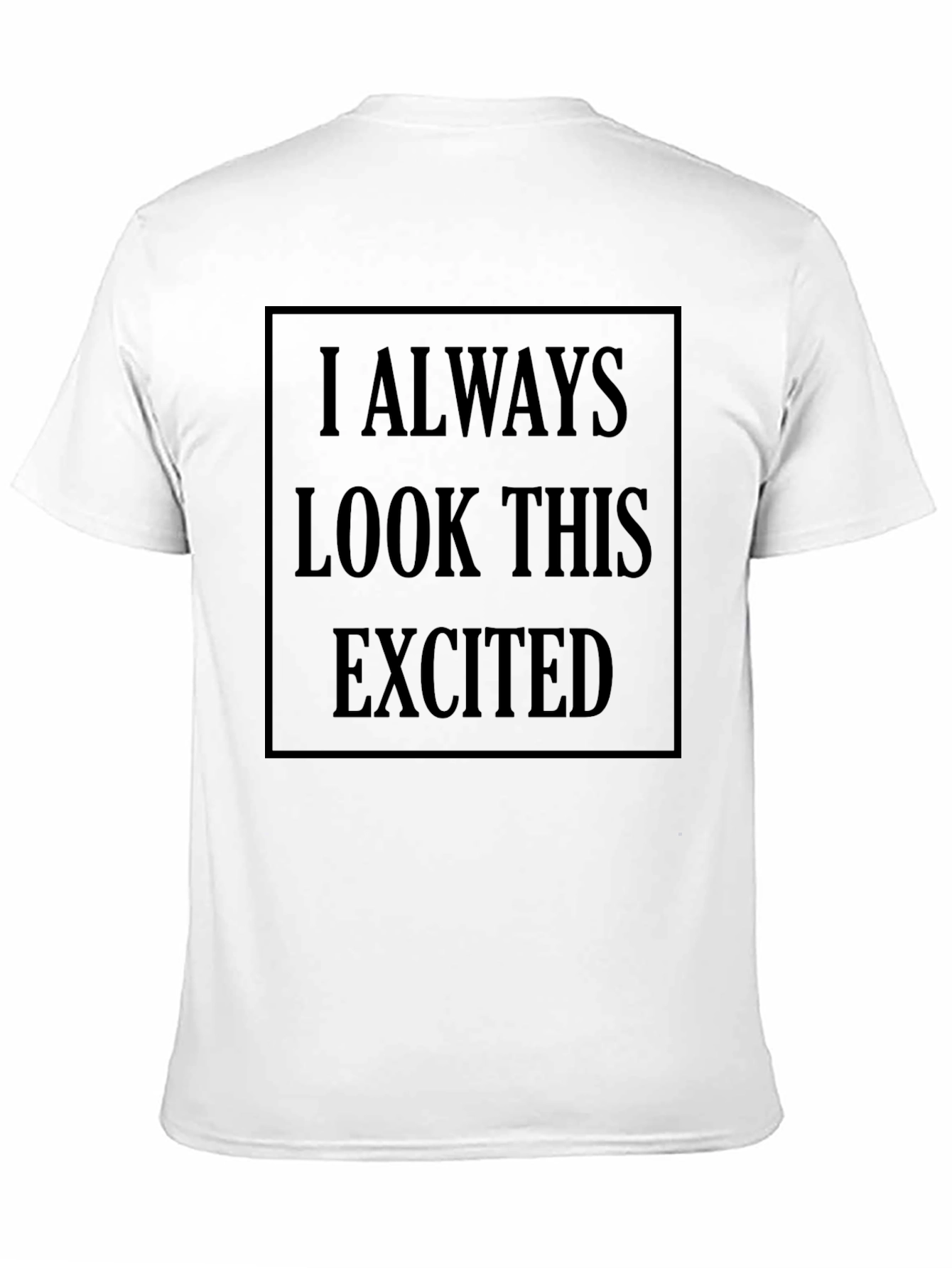 Always Excited Graphic Tee - Black