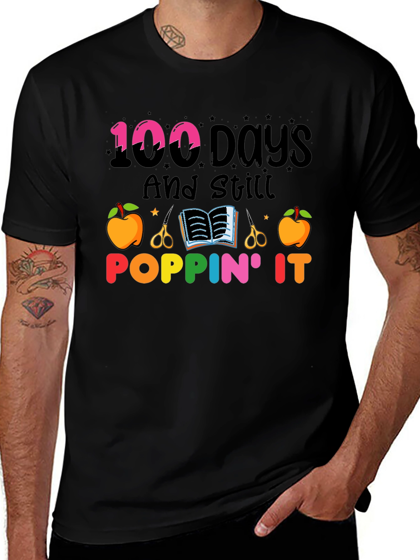 100 Days And Still Poppin It T-Shirt