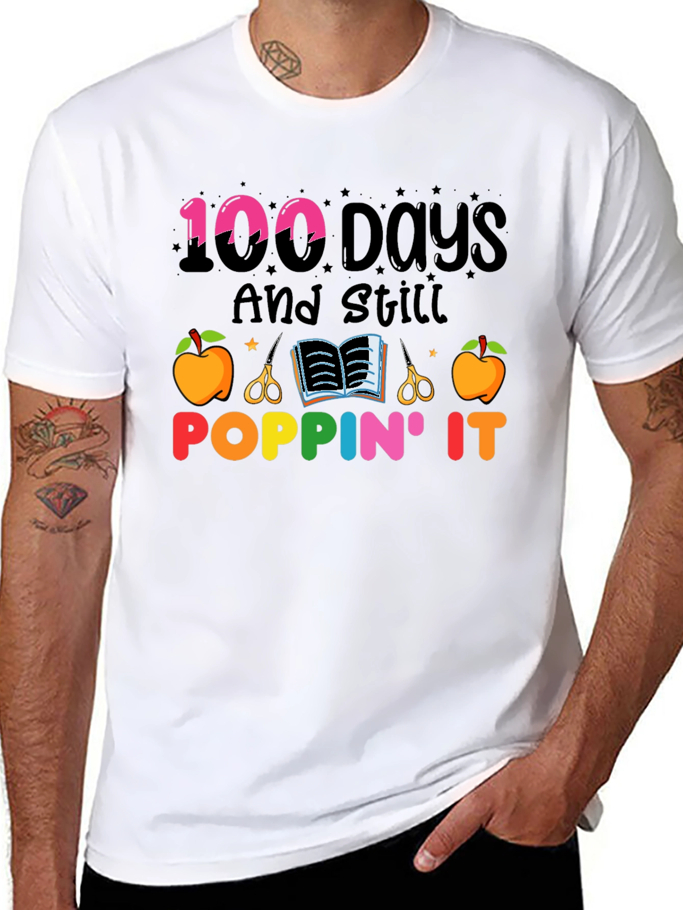 100 Days And Still Poppin It T-Shirt