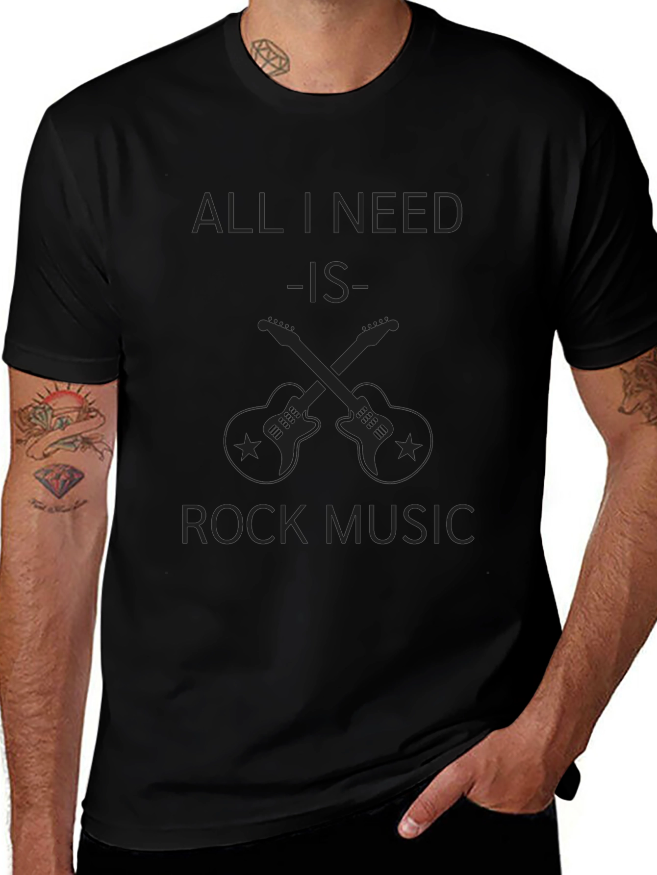 All I Need Is Rock Music T-Shirt