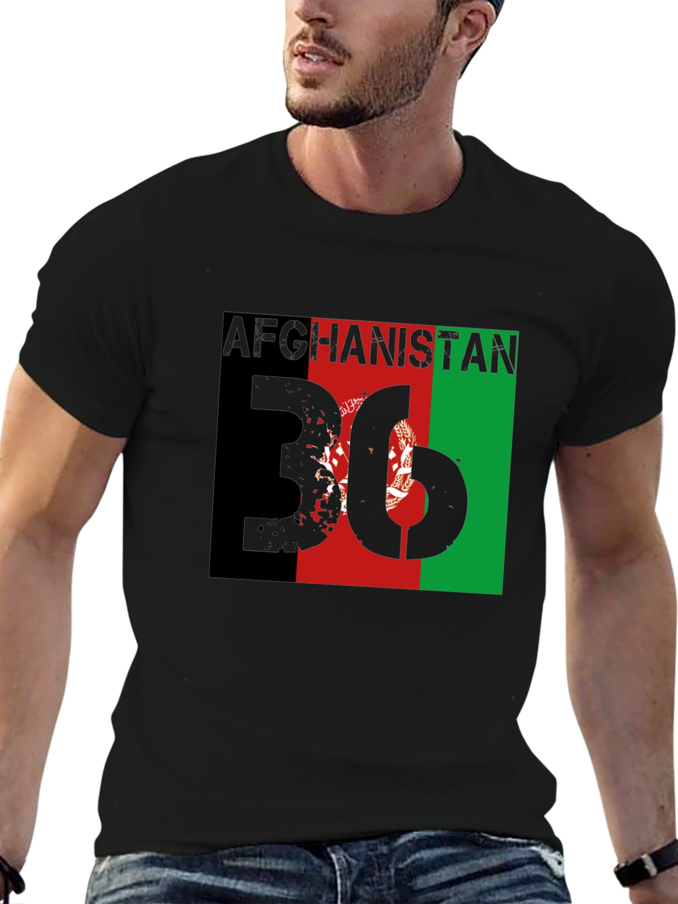 Afghanistan Flag T-Shirt - Patriotic Afghan Pride Tee