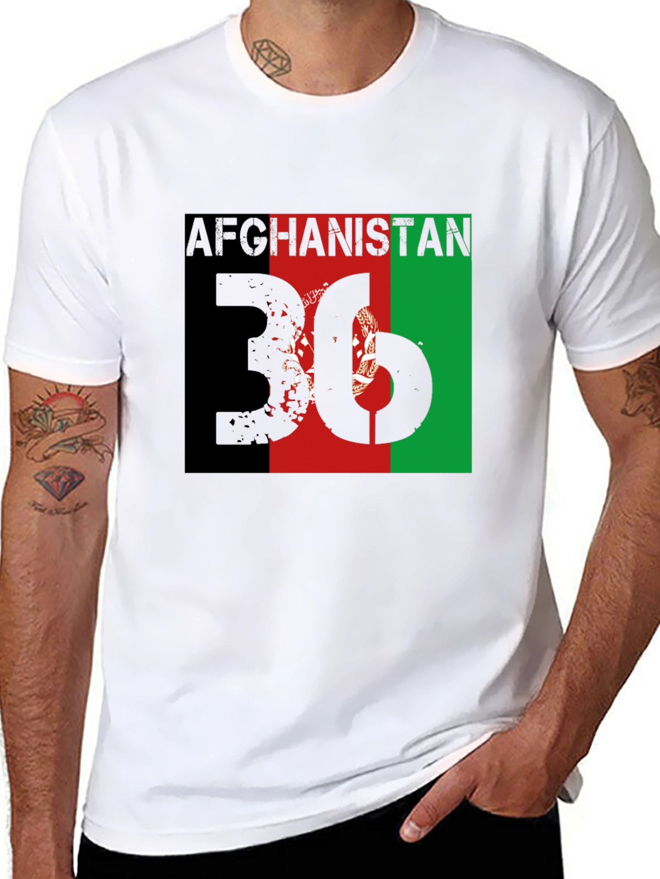 Afghanistan Flag T-Shirt - Patriotic Afghan Pride Tee