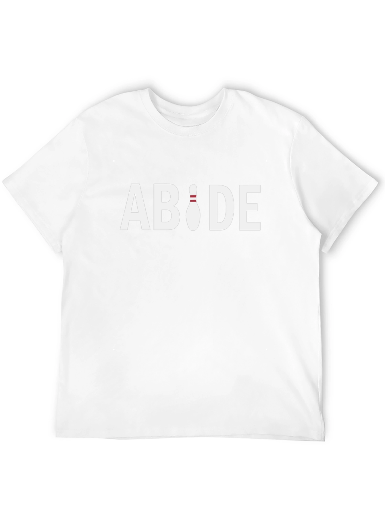 Abide Bowling Pin Graphic Tee - The Dude Inspired T-Shirt