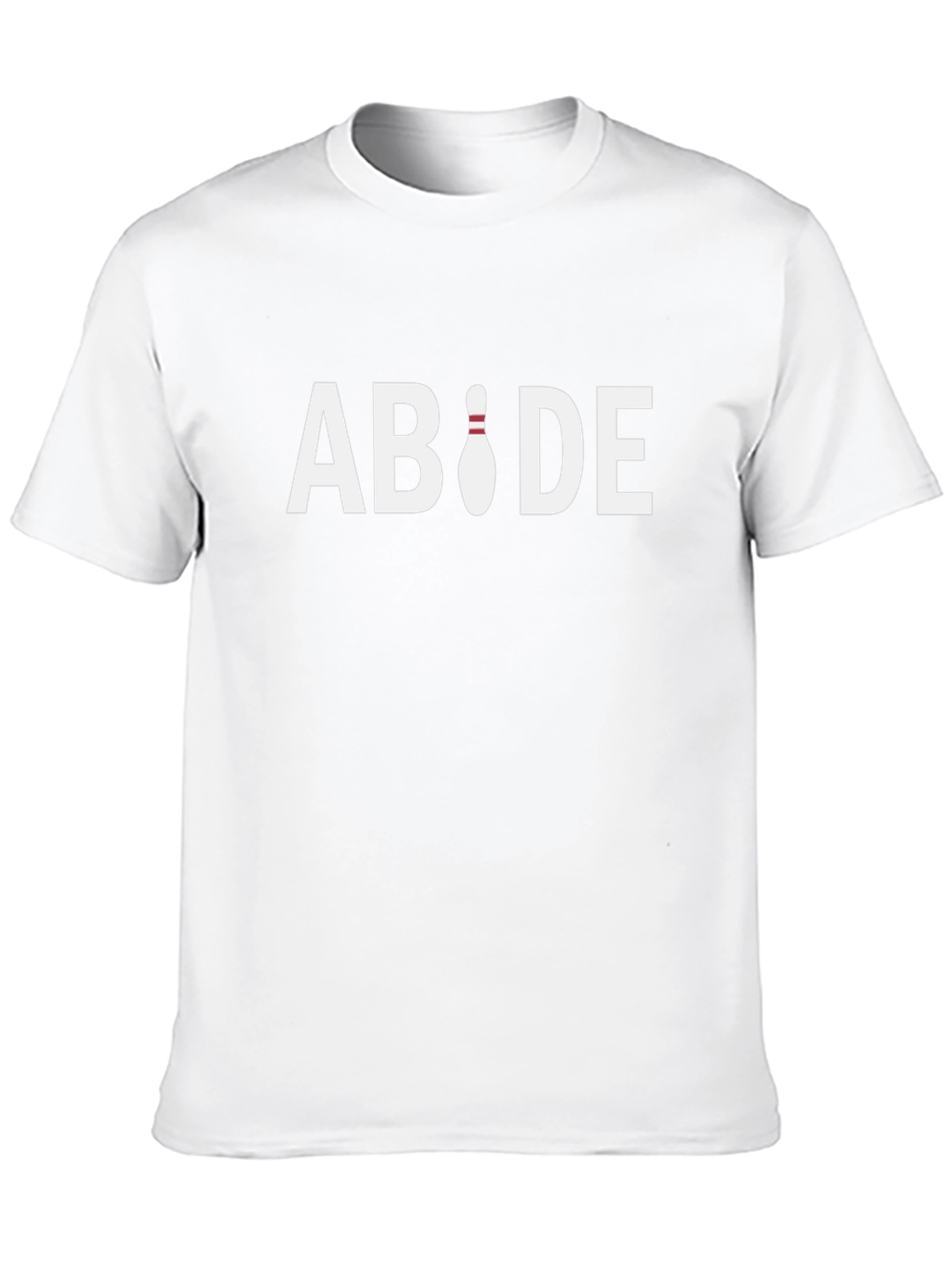 Abide Bowling Pin Graphic Tee - The Dude Inspired T-Shirt