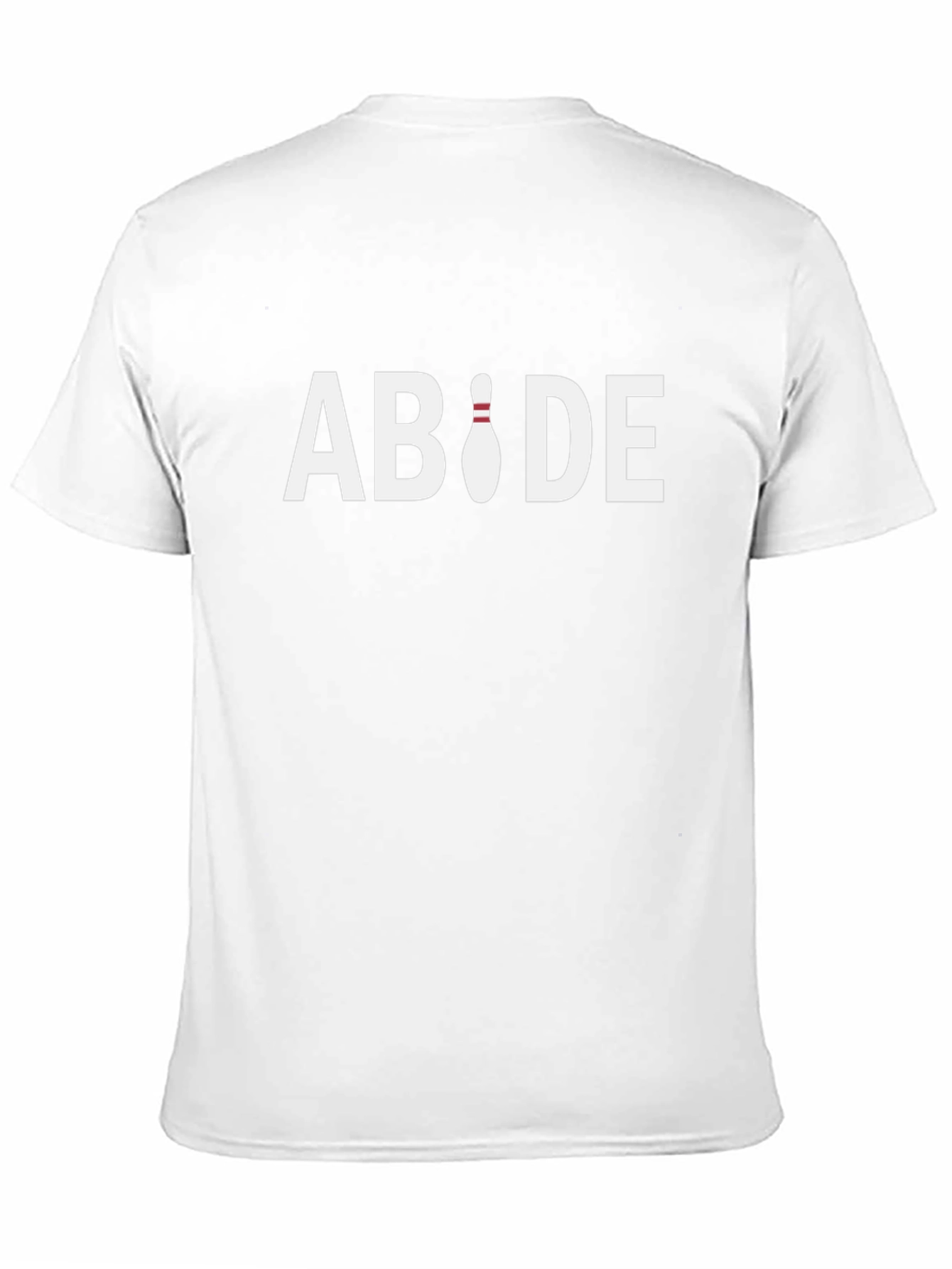 Abide Bowling Pin Graphic Tee - The Dude Inspired T-Shirt