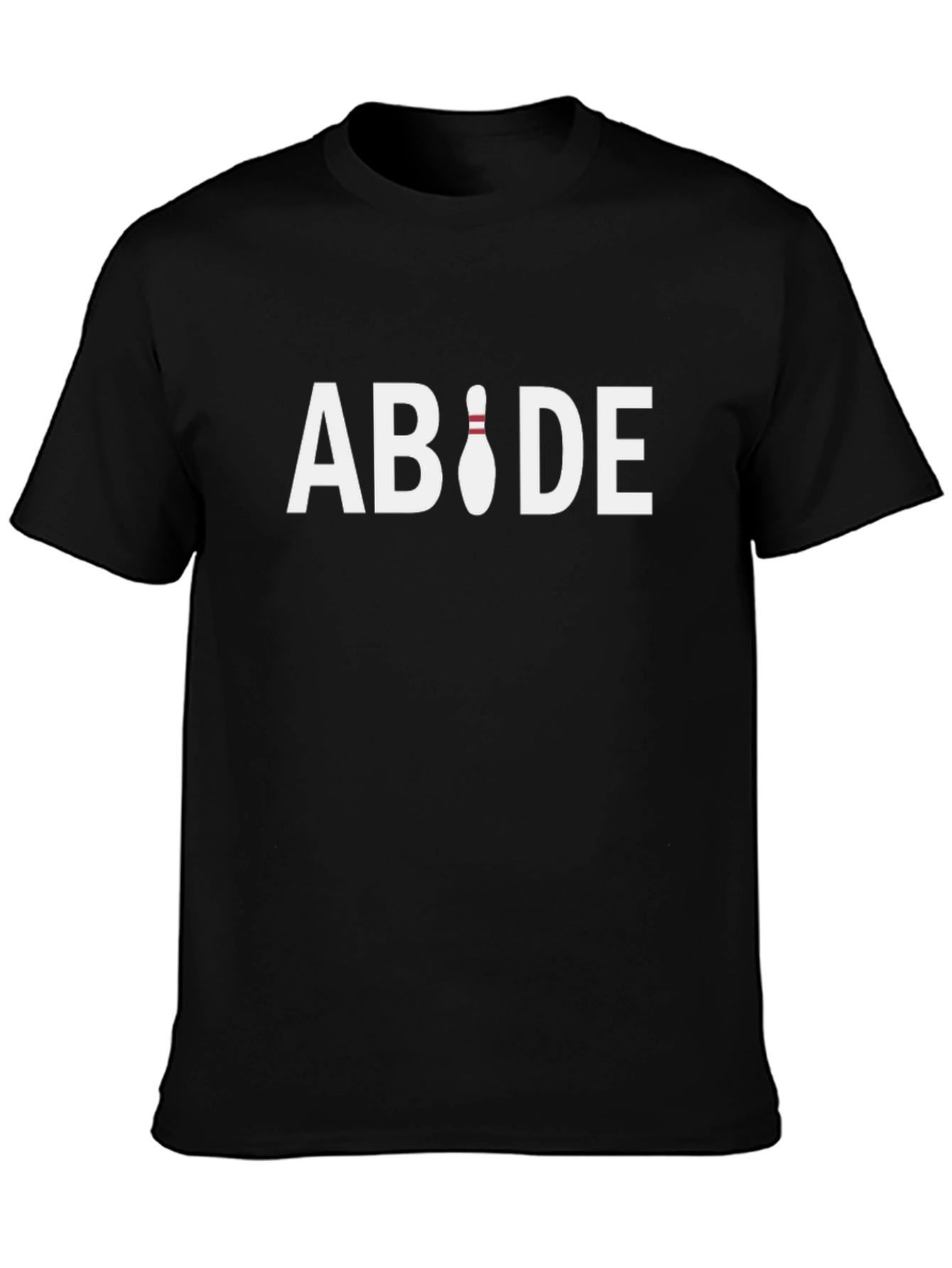 Abide Bowling Pin Graphic Tee - The Dude Inspired T-Shirt