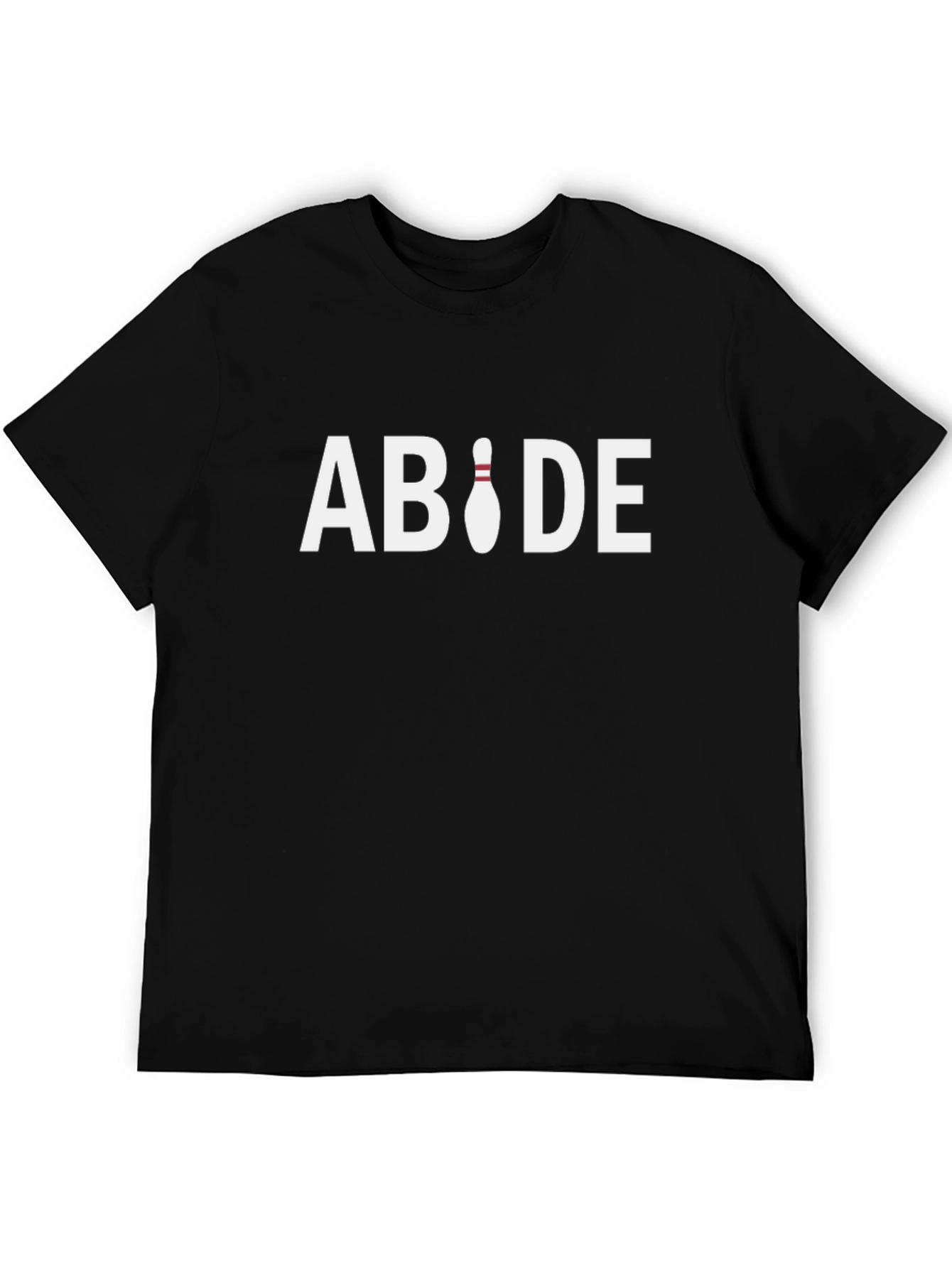 Abide Bowling Pin Graphic Tee - The Dude Inspired T-Shirt