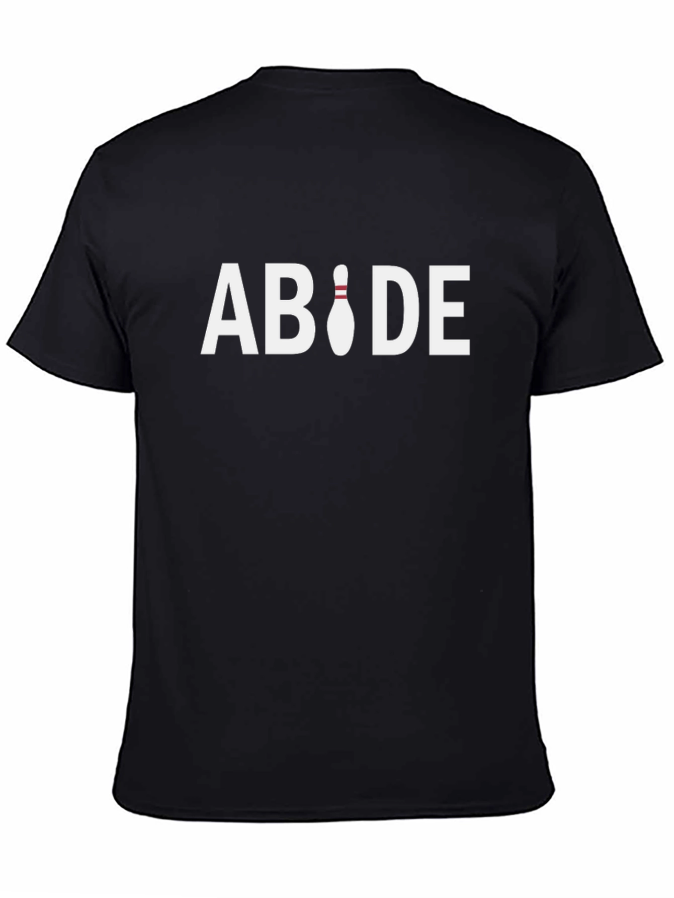 Abide Bowling Pin Graphic Tee - The Dude Inspired T-Shirt