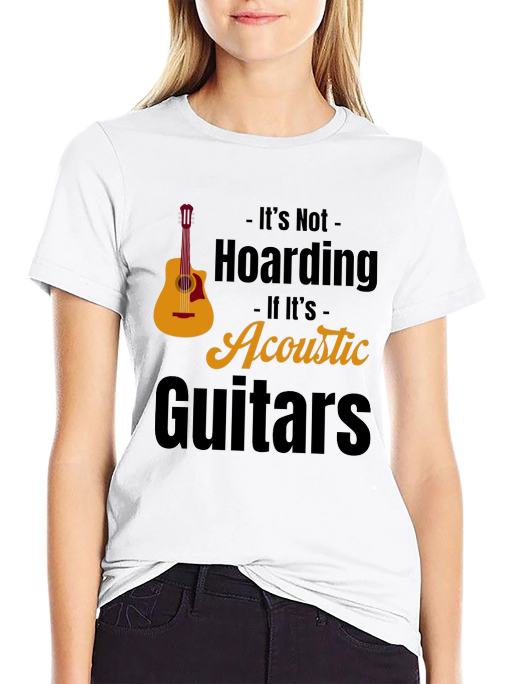 Acoustic Guitar Hoarding T-Shirt