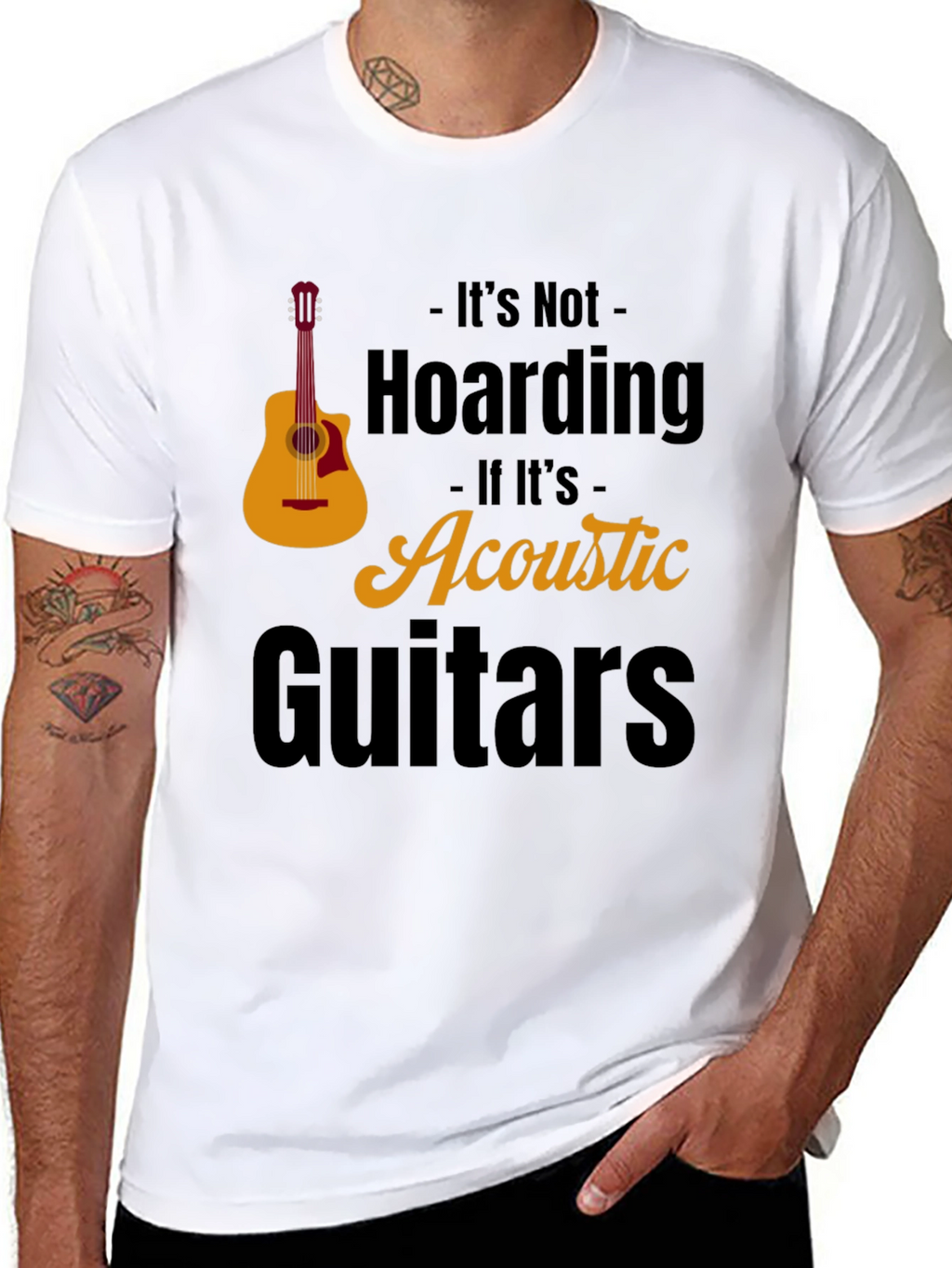 Acoustic Guitar Hoarding T-Shirt