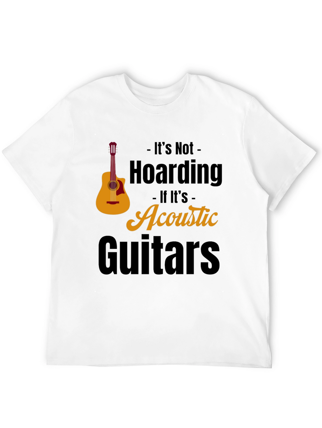 Acoustic Guitar Hoarding T-Shirt