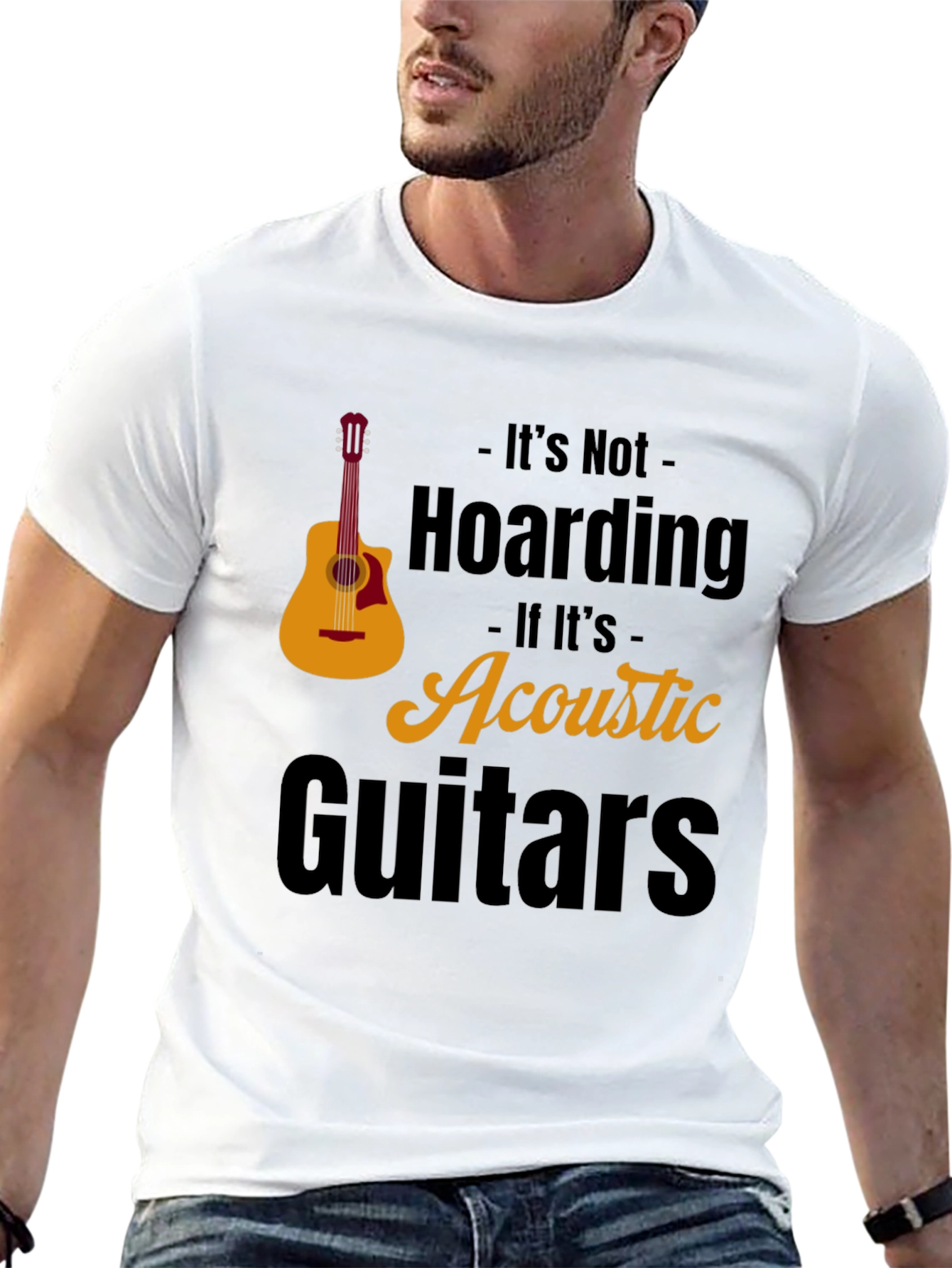 Acoustic Guitar Hoarding T-Shirt