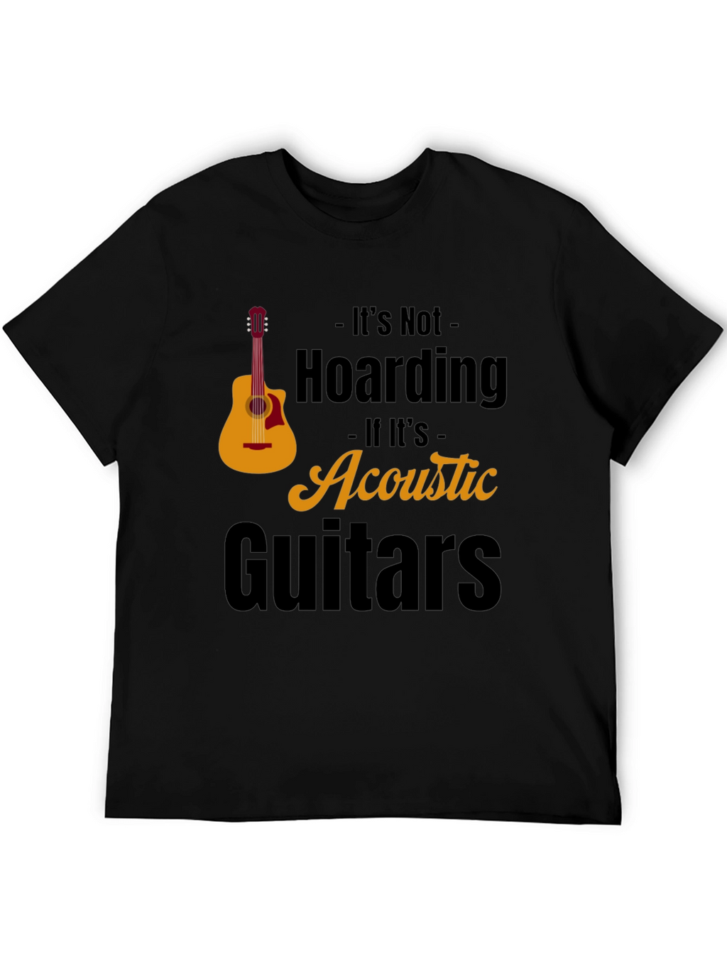 Acoustic Guitar Hoarding T-Shirt