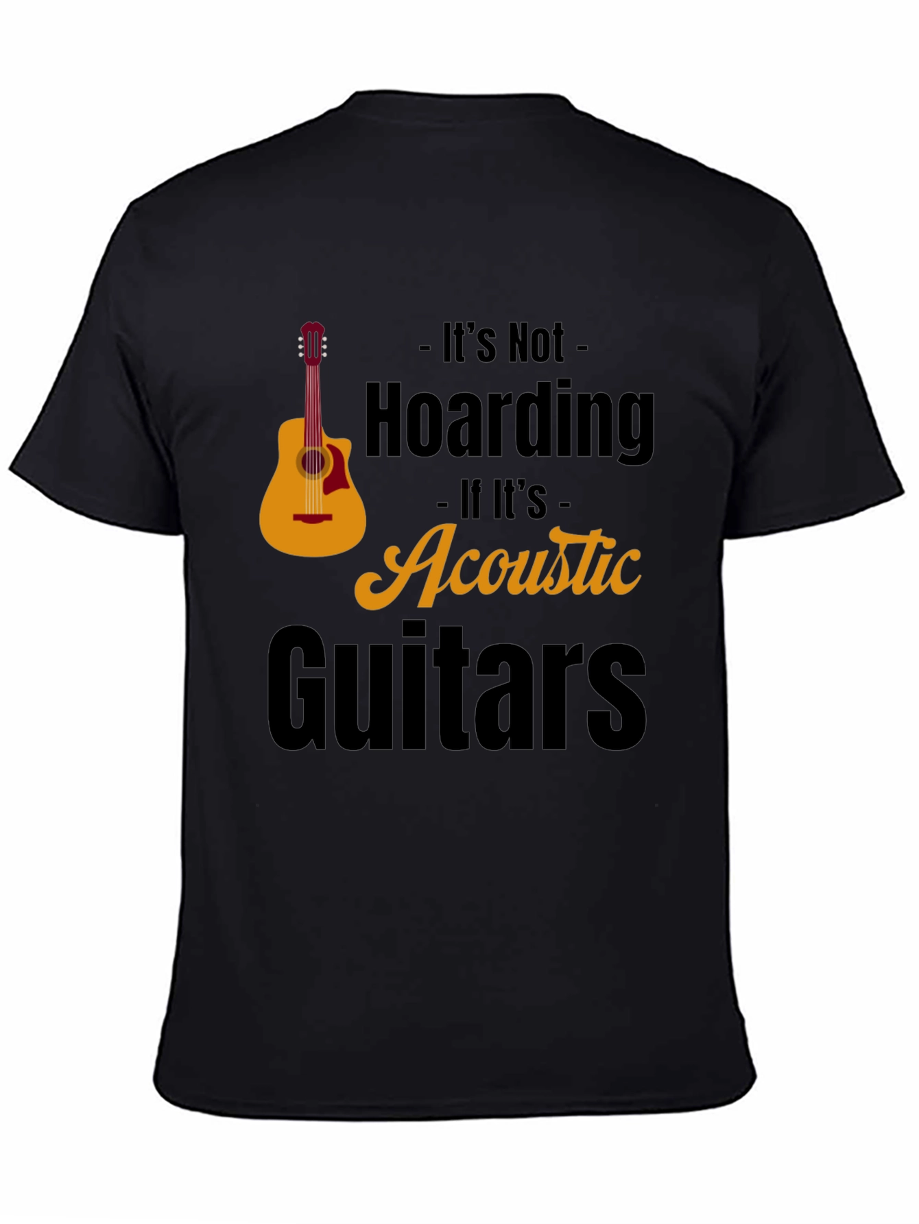 Acoustic Guitar Hoarding T-Shirt