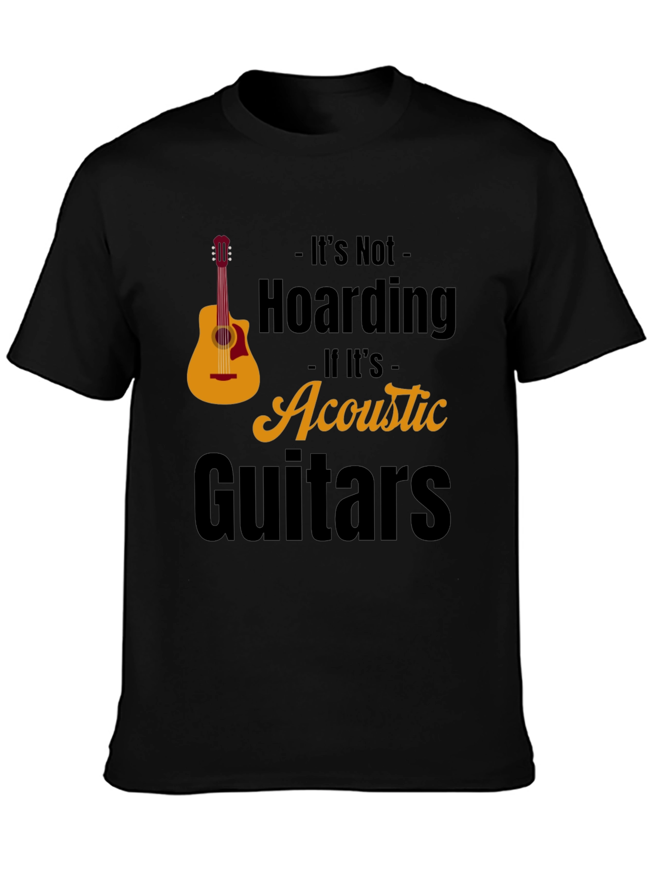 Acoustic Guitar Hoarding T-Shirt