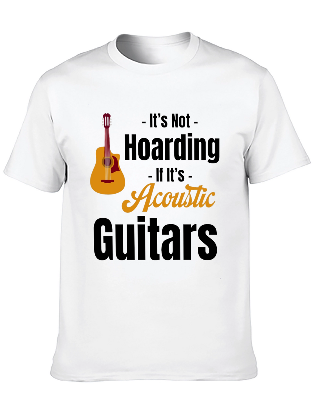 Acoustic Guitar Hoarding T-Shirt