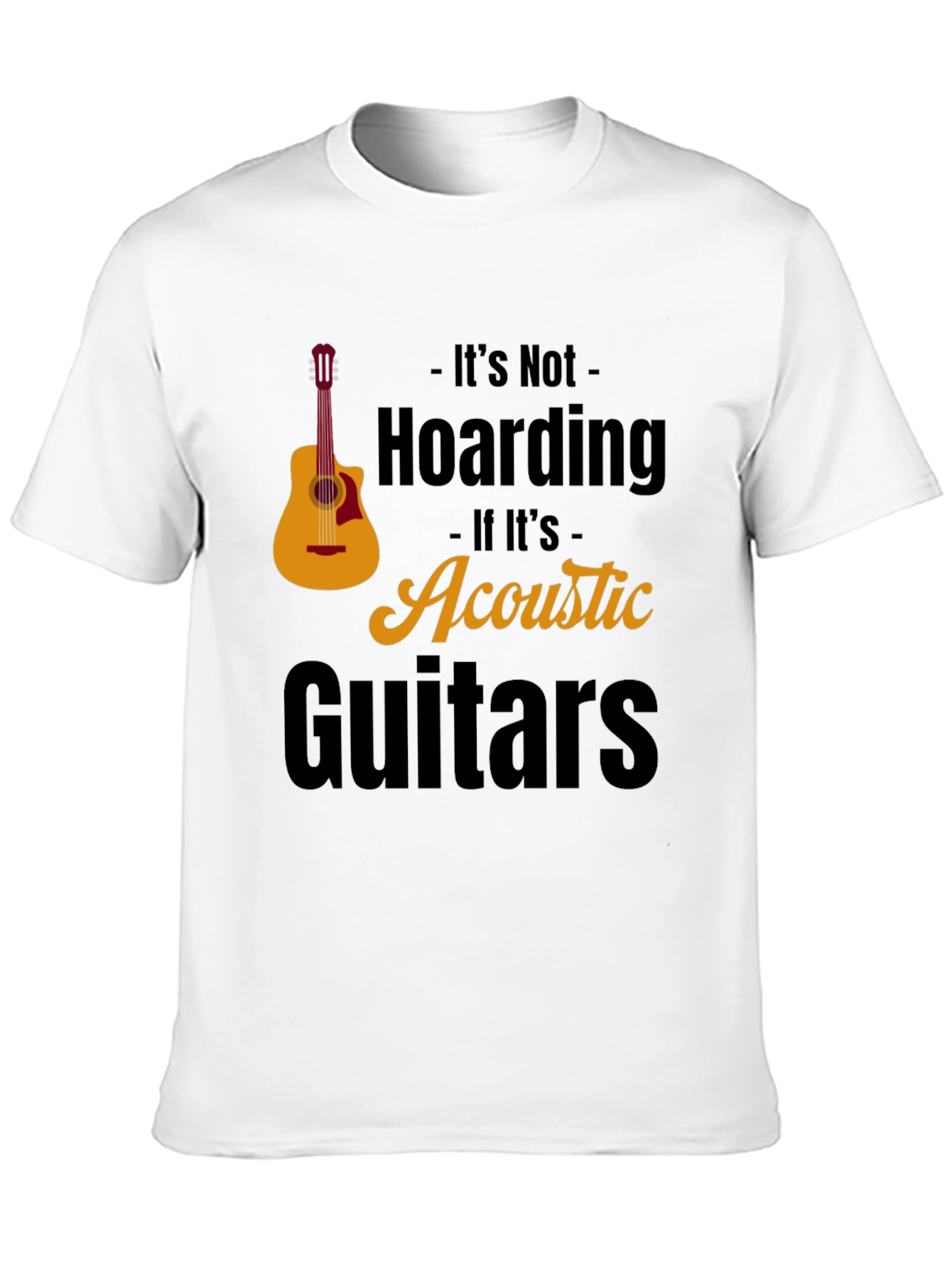 Acoustic Guitar Hoarding T-Shirt