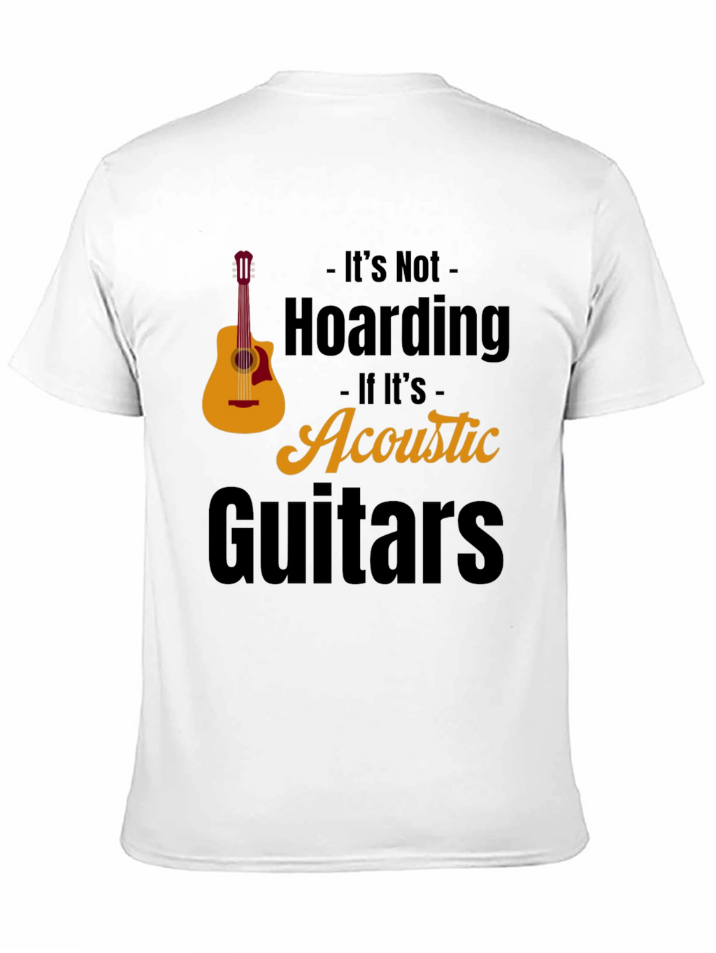 Acoustic Guitar Hoarding T-Shirt