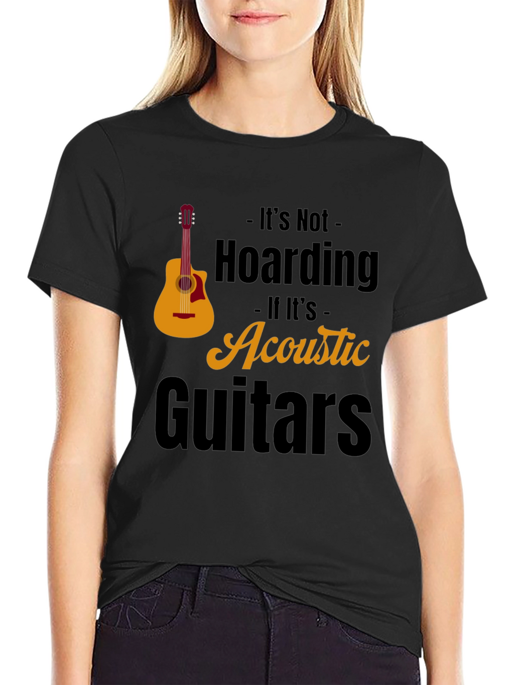 Acoustic Guitar Hoarding T-Shirt